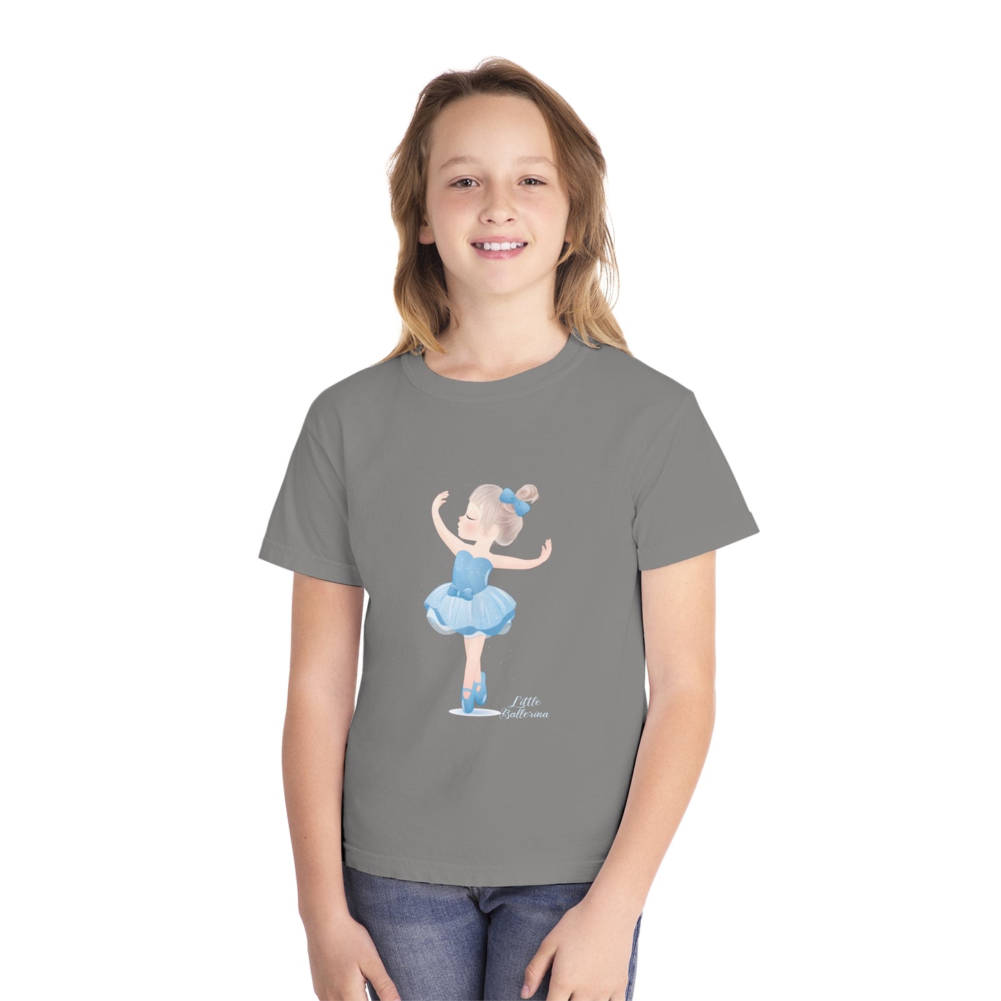 Youth Tee Shirt with Little Ballerina