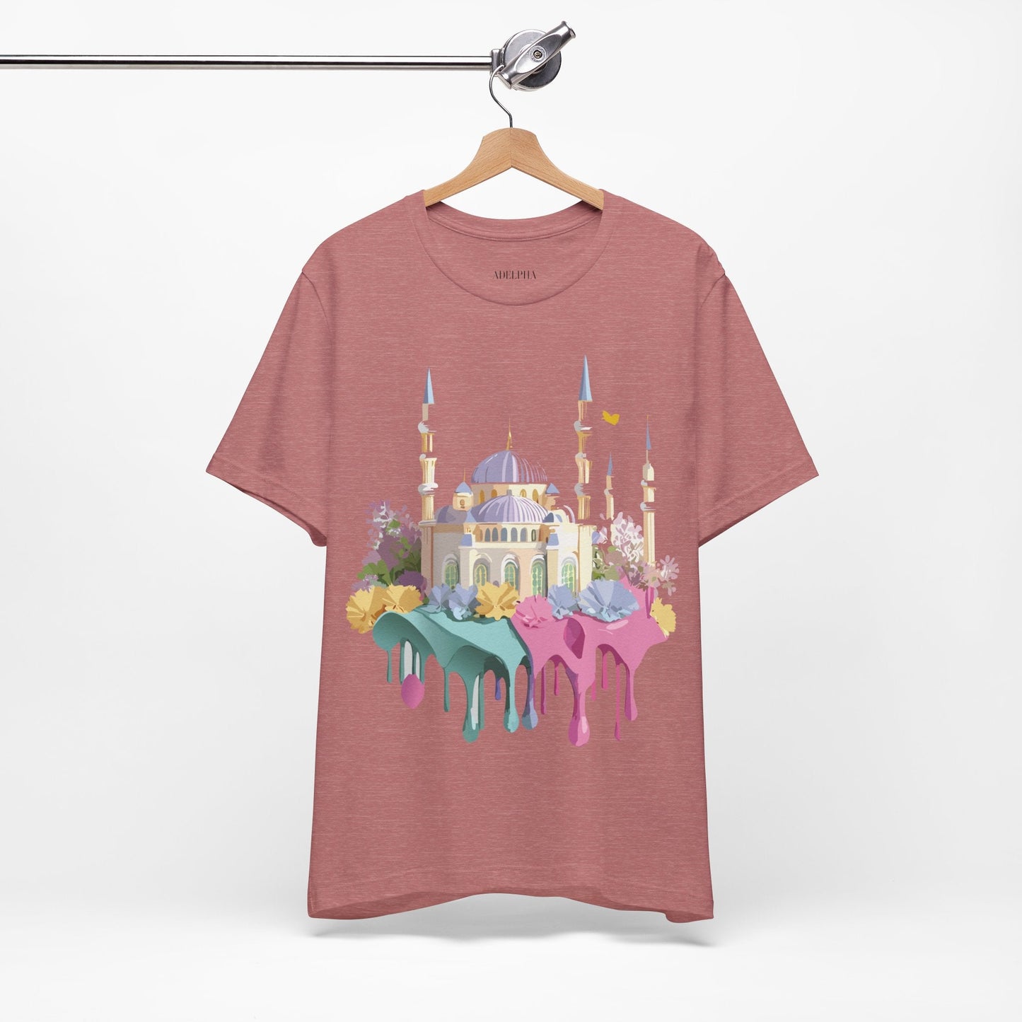 Adelpha Istanbul Graphic T Shirt Unisex Short Sleeve Art Design Tee For Everyday Wear