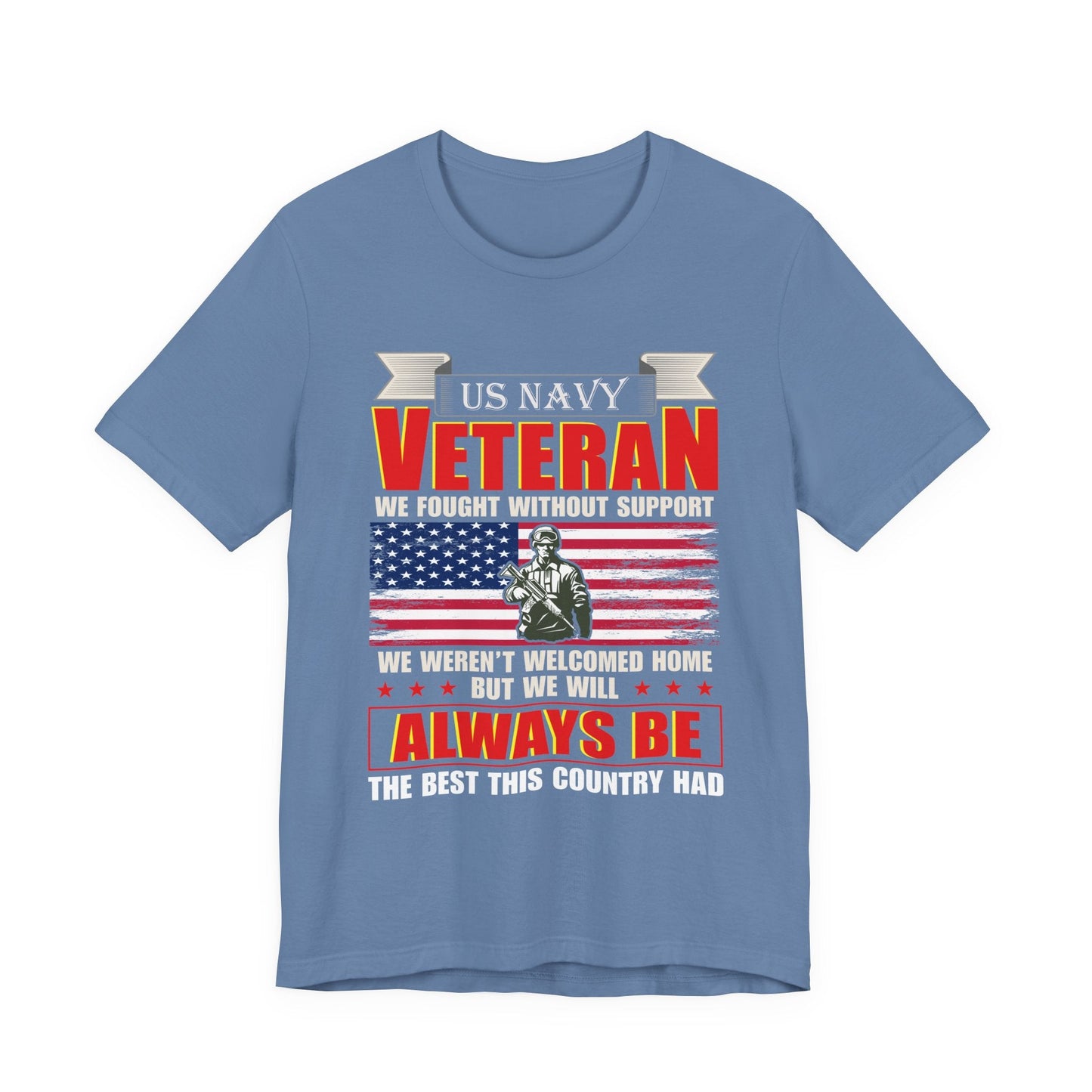 Army Veteran Patriotic Graphic Design Unisex Cotton T-Shirt v42
