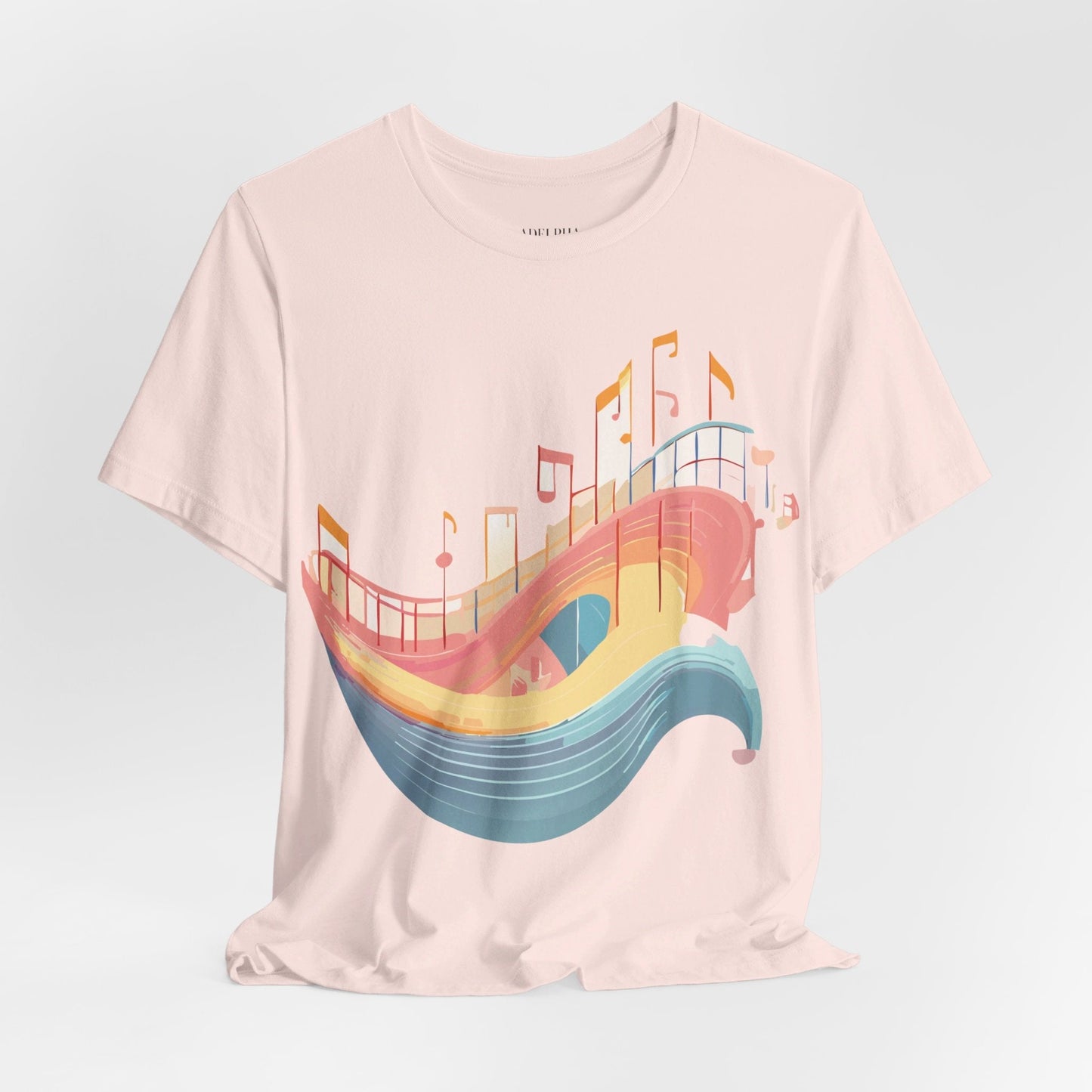 Adelpha Music T Shirt Unisex Graphic Tee Vintage Art Design Jersey Short Sleeve Premium