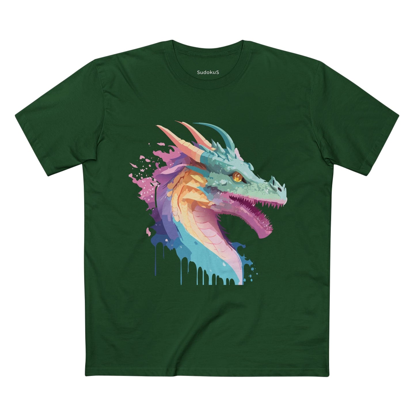 Dragon Graphic Unisex 100 Cotton Staple Tee 5