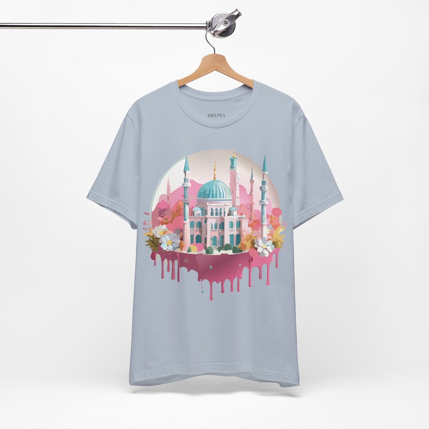 Istanbul Tourist Shirt Unisex Short Sleeve Graphic Tee Vintage Inspired Art Adelpha
