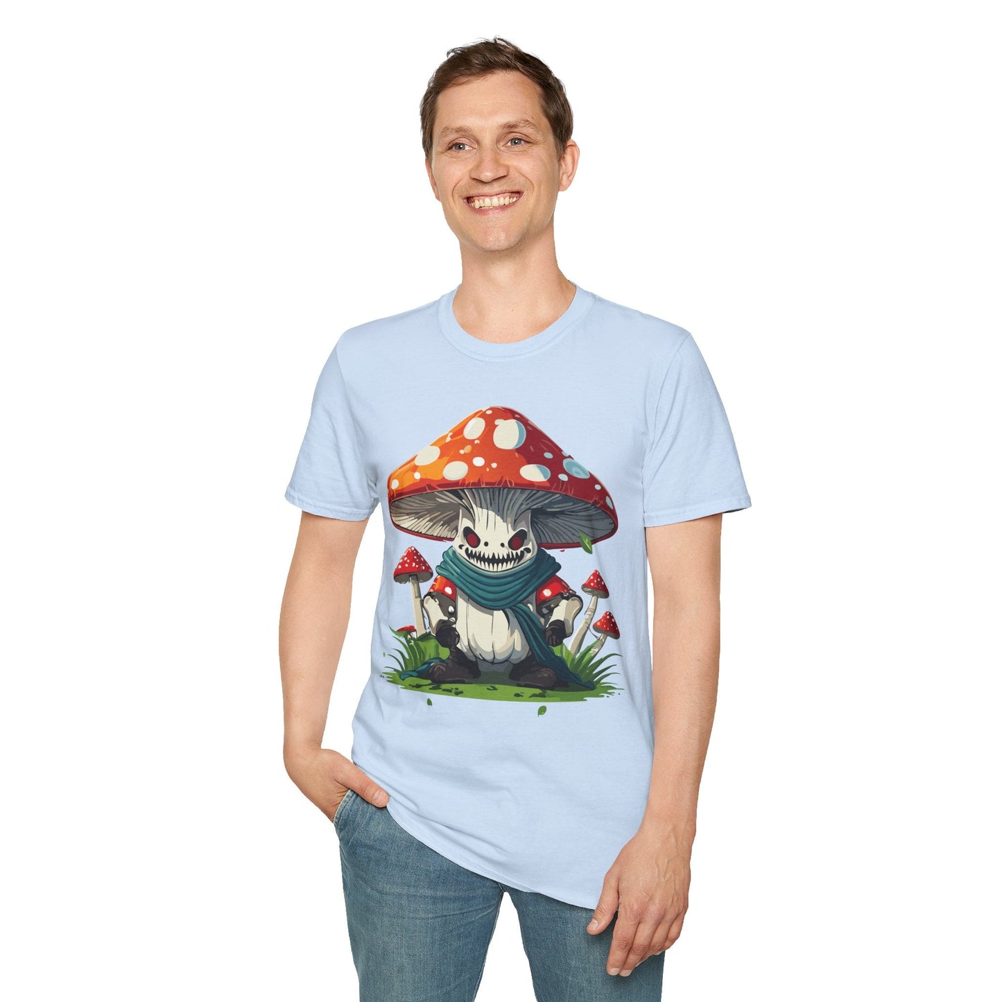 Unisex Mashroom T Shirt Funny Fungus Inspired Design Gildan Softstyle 64000 Tee Shirt