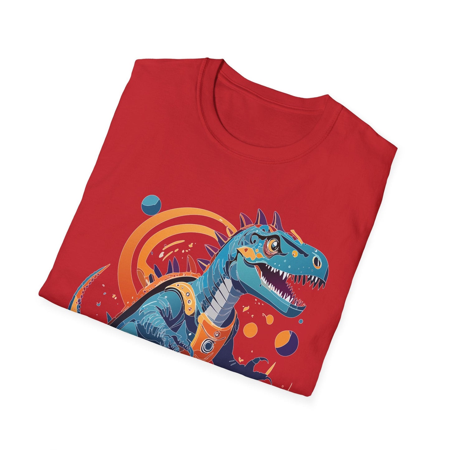 Alien Graphic Unisex Cotton Softstyle UFO Artwork Tee 12