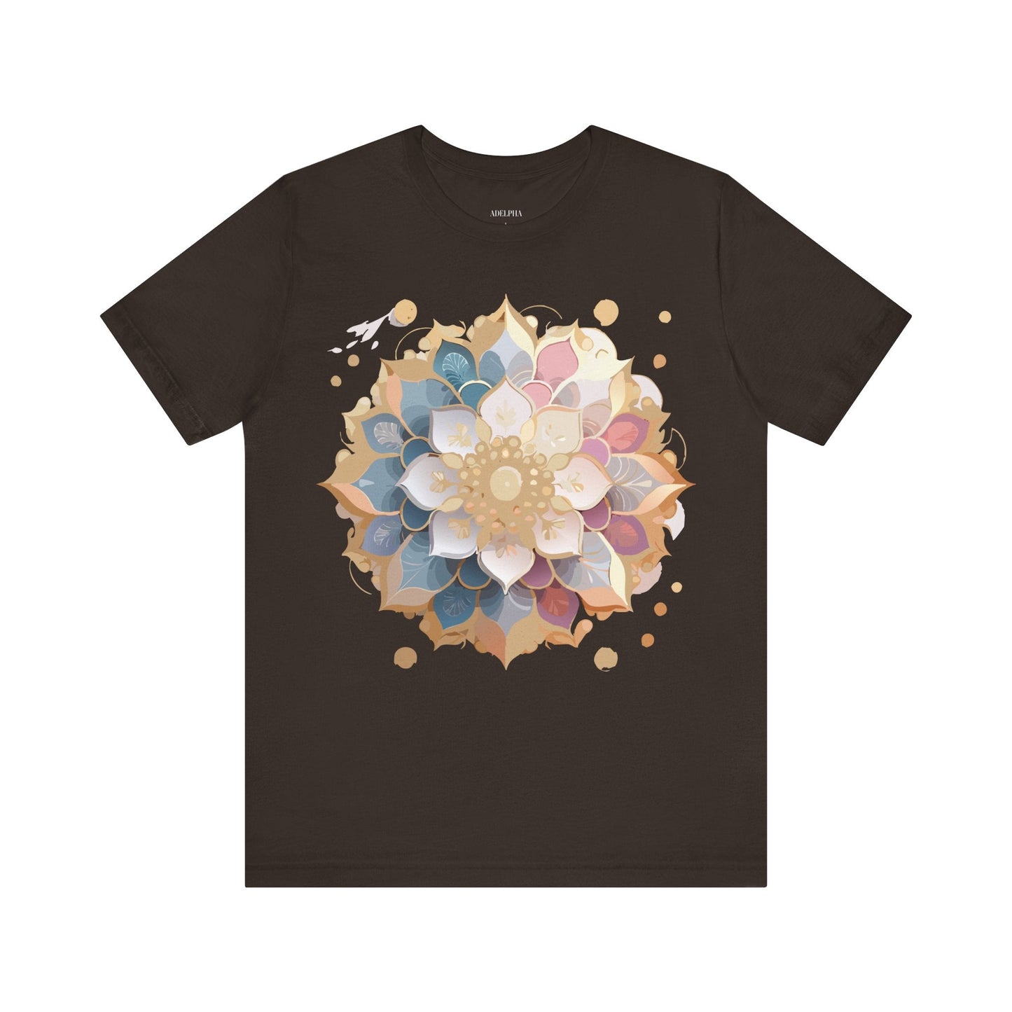 Mandala Graphic Tee Unisex Jersey Short Sleeve From Adelpha Vintage Inspired Artwork