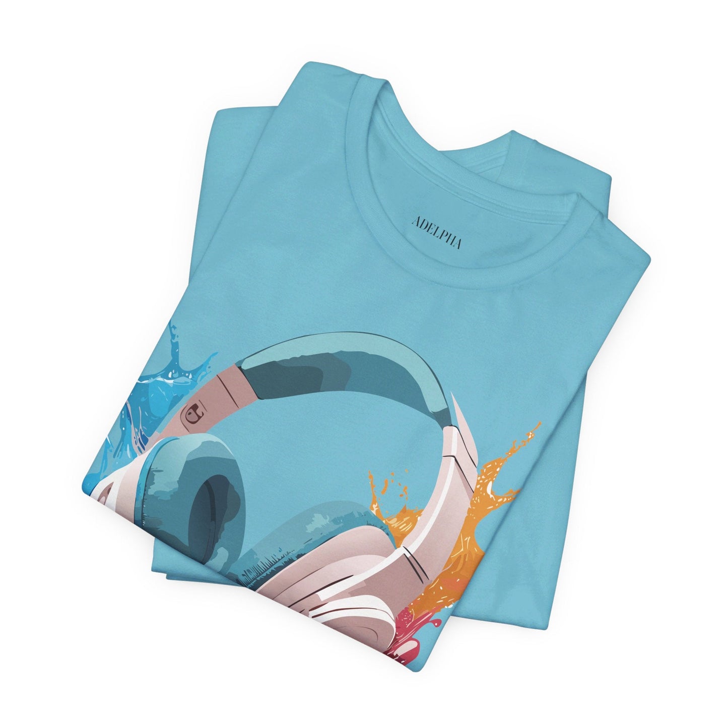 Music Graphic T Shirt Unisex Jersey Short Sleeve With Vintage Inspired Artwork Adelpha