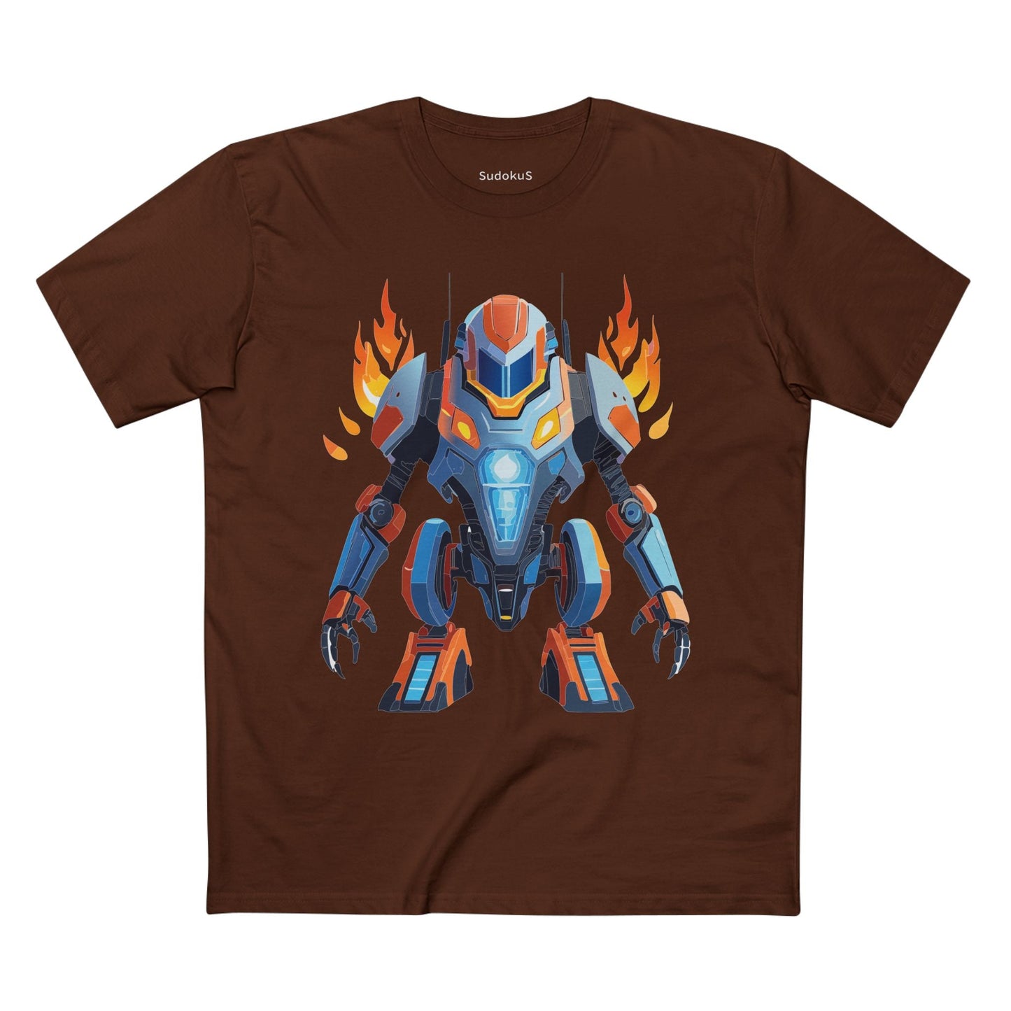 Cyborg Robot Graphic Unisex 100 Cotton Staple Tee 12
