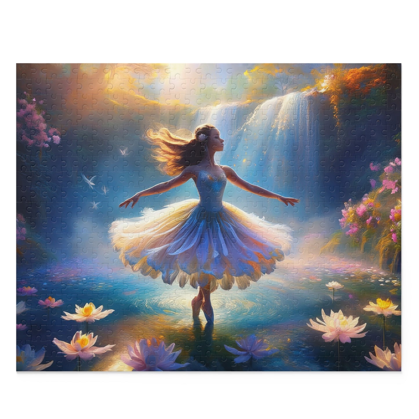 Ballerina Puzzle 500-Chipboard Pieces in Box | Kids Puzzles Size: 16" x 20",  Ages 9+ and Family pn14
