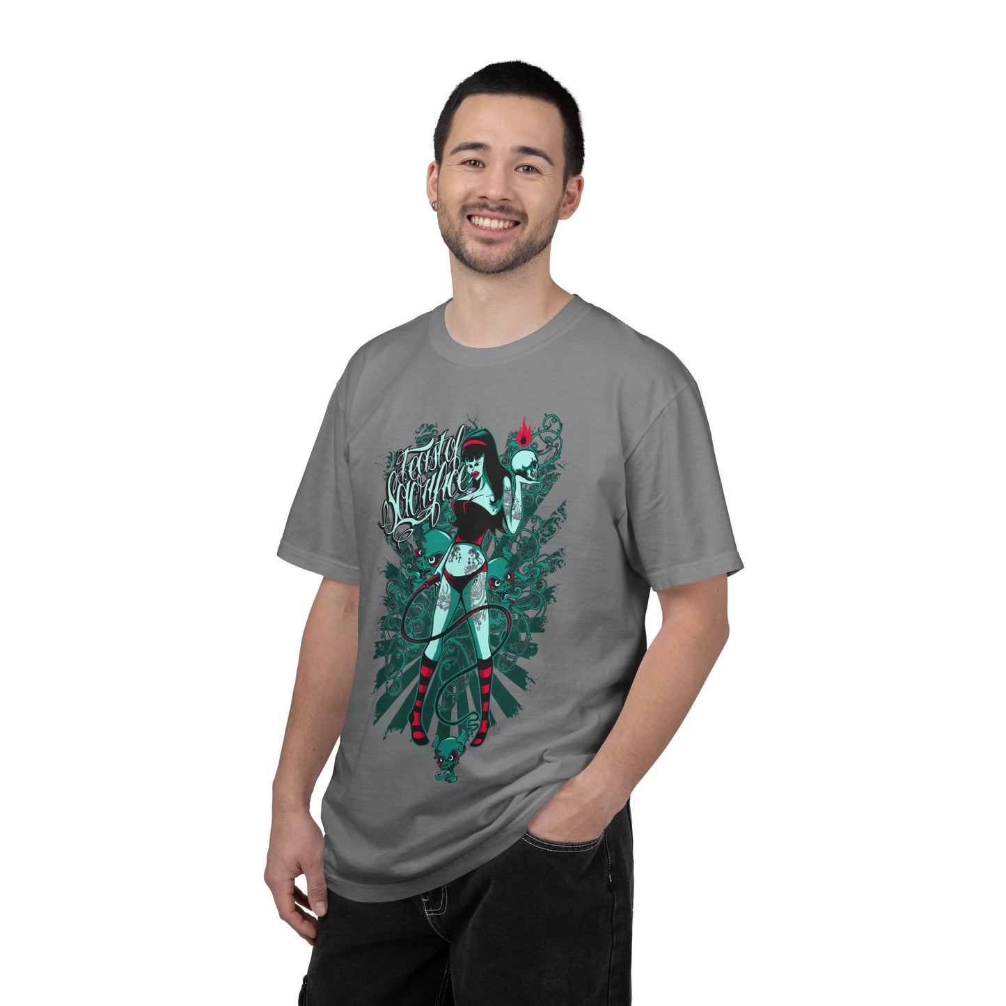 Carnival Graphic Tee Unisex Cotton Art Design Vintage T-Shirt