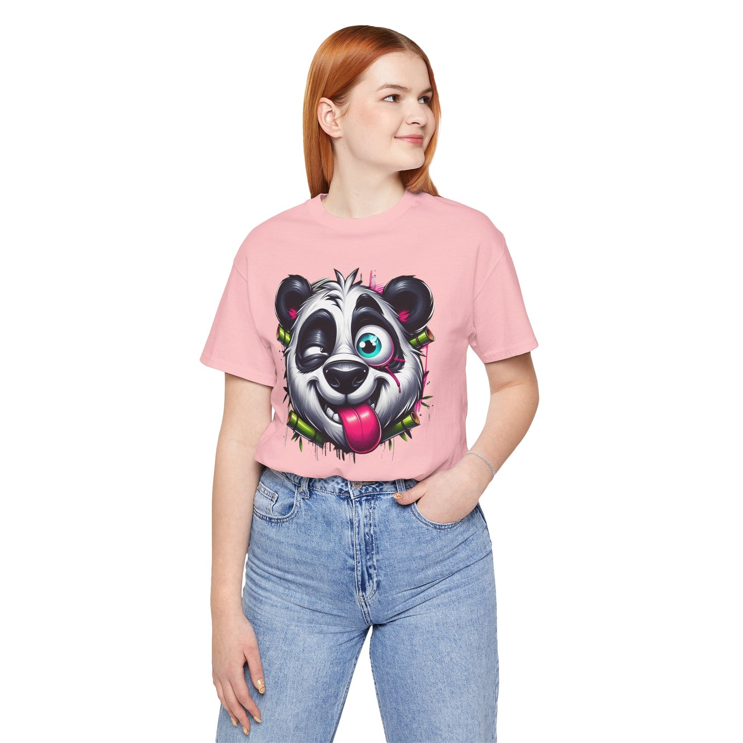 DiDi Panda Shirt, Funny Animal T-Shirt, Cartoon Top, Funny Panda Tee Shirt, Animal Tees, Art Design T-Shirt, Graphic Tee