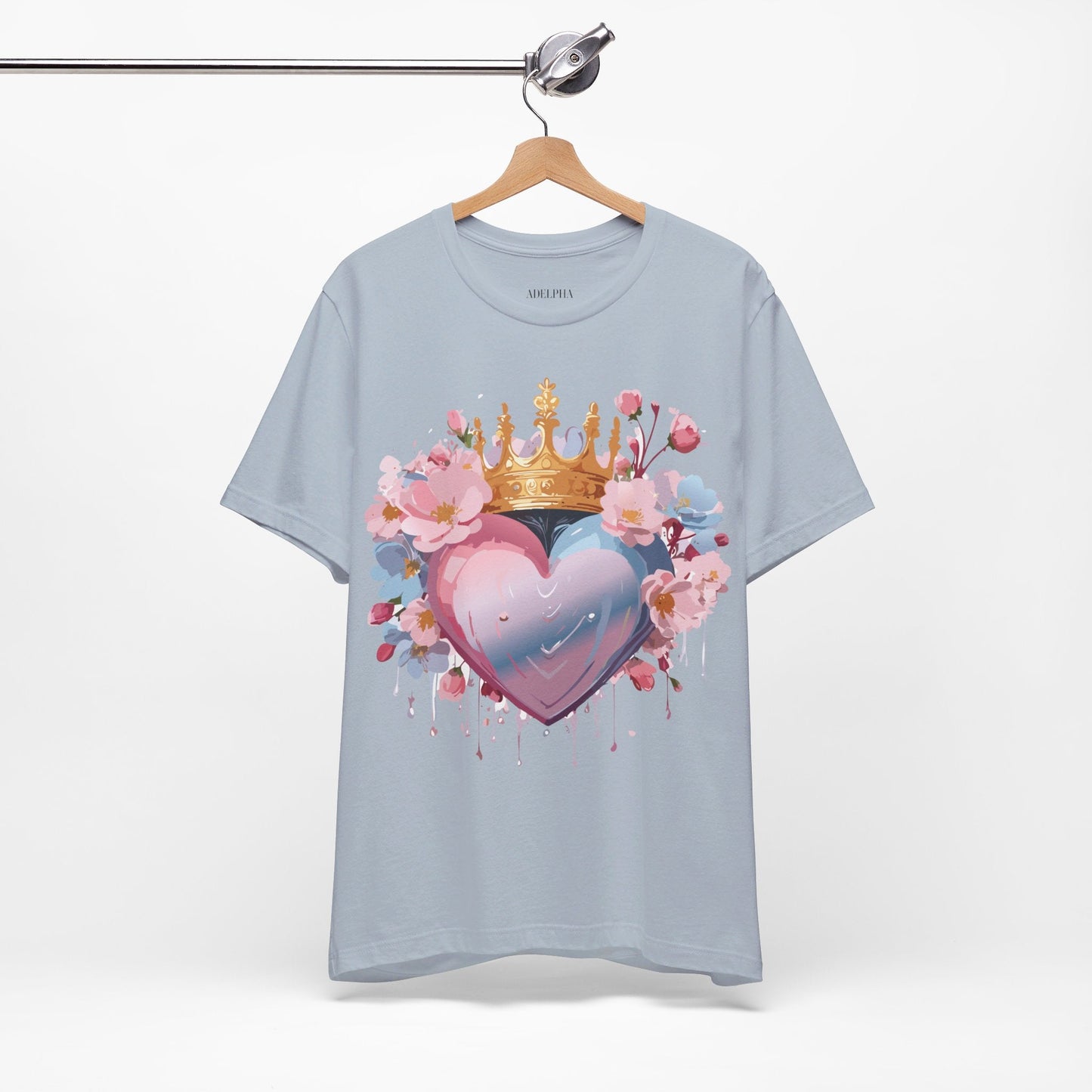 Valentine Graphic Tee Unisex Jersey Short Sleeve Adelpha Vintage Inspired Artwork