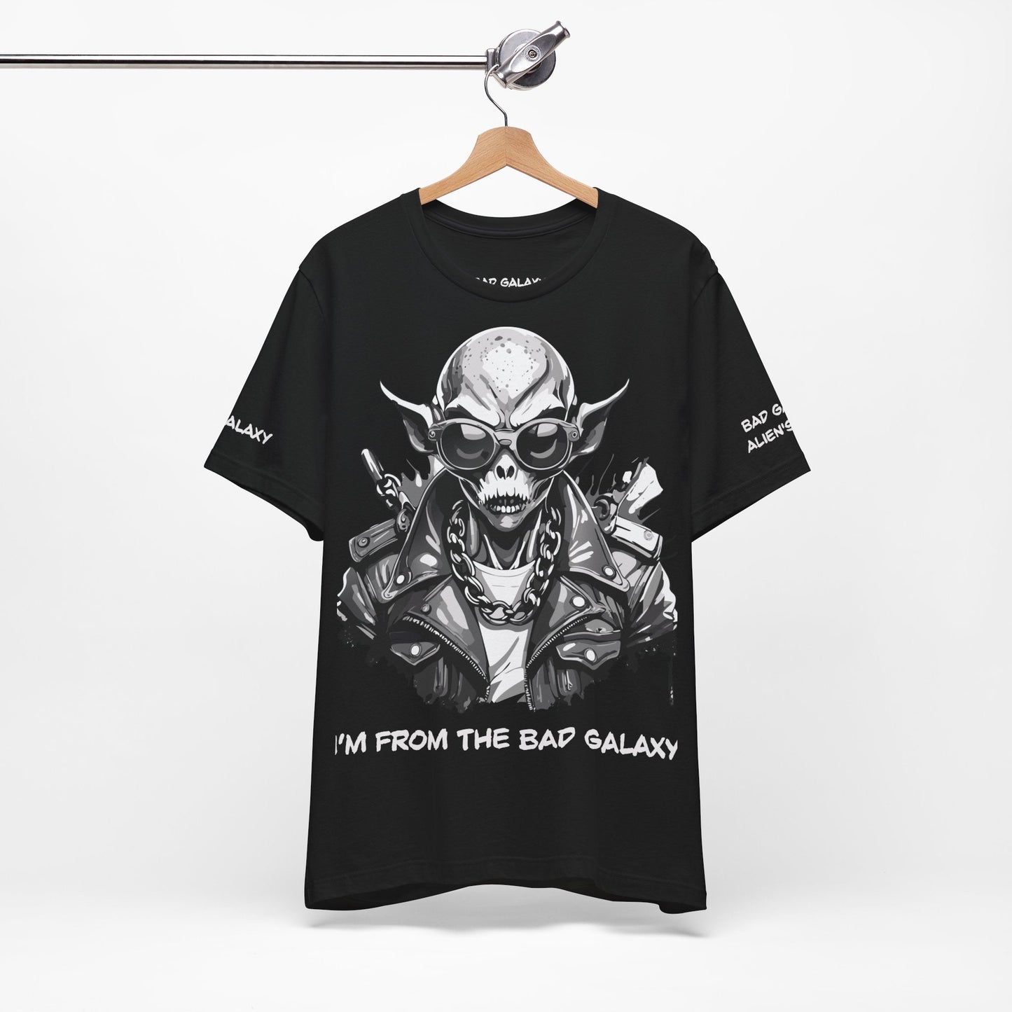 Alien Tee Shirt From Bad Galaxy Made To Order Free Shipping 100 Percent Cotton Eco Friendly In USA