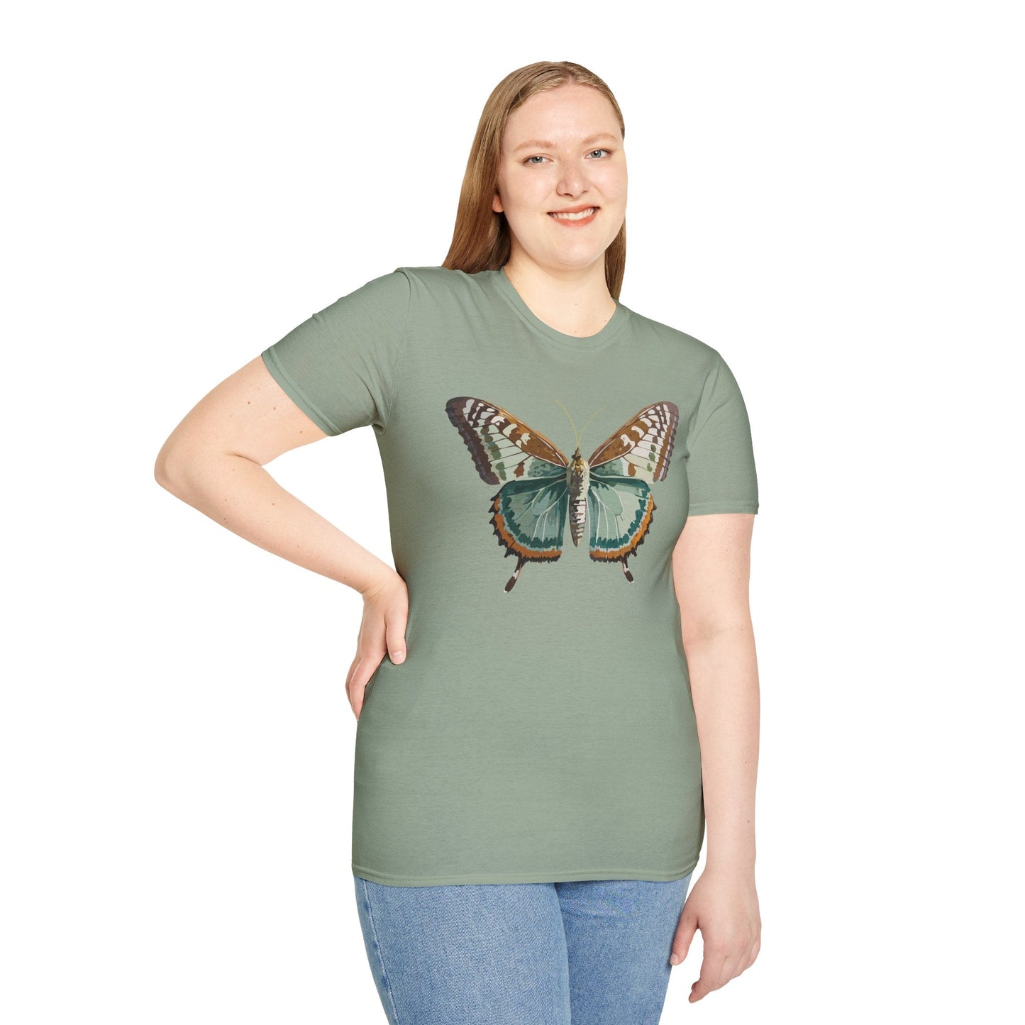 Butterfly Monarch Shirt Unisex Gildan Softstyle 64000 T Shirt 100 Percent Cotton