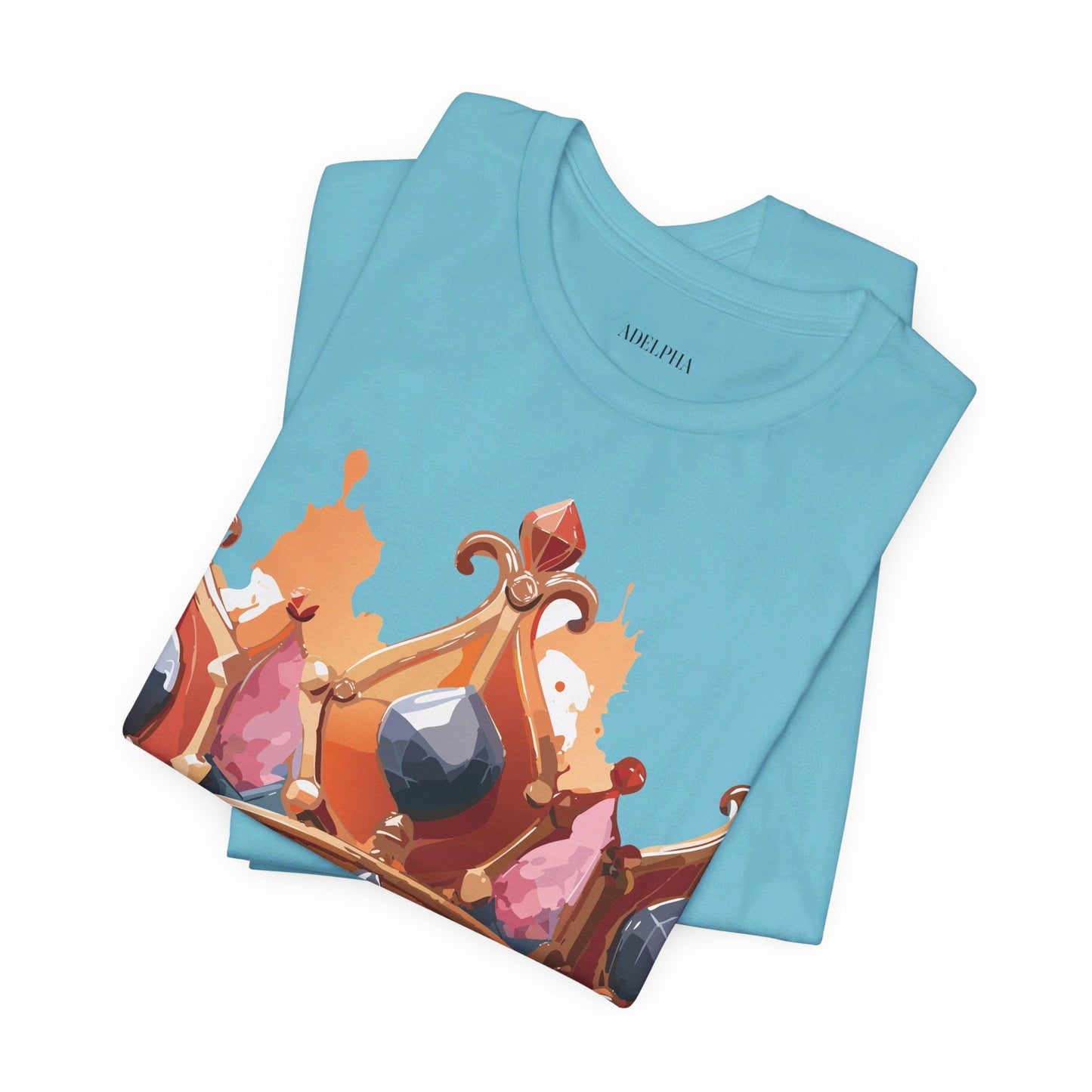 Crown Graphic Unisex 100 Cotton Vintage Artwork Tee 10