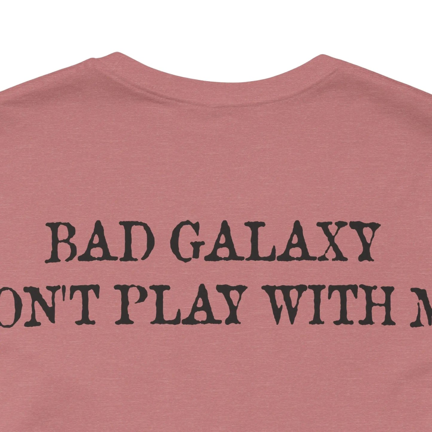 Bad Galaxy Skull T Shirt Made To Order 100 Percent Cotton USA Printed Tee With Eco Friendly Inks