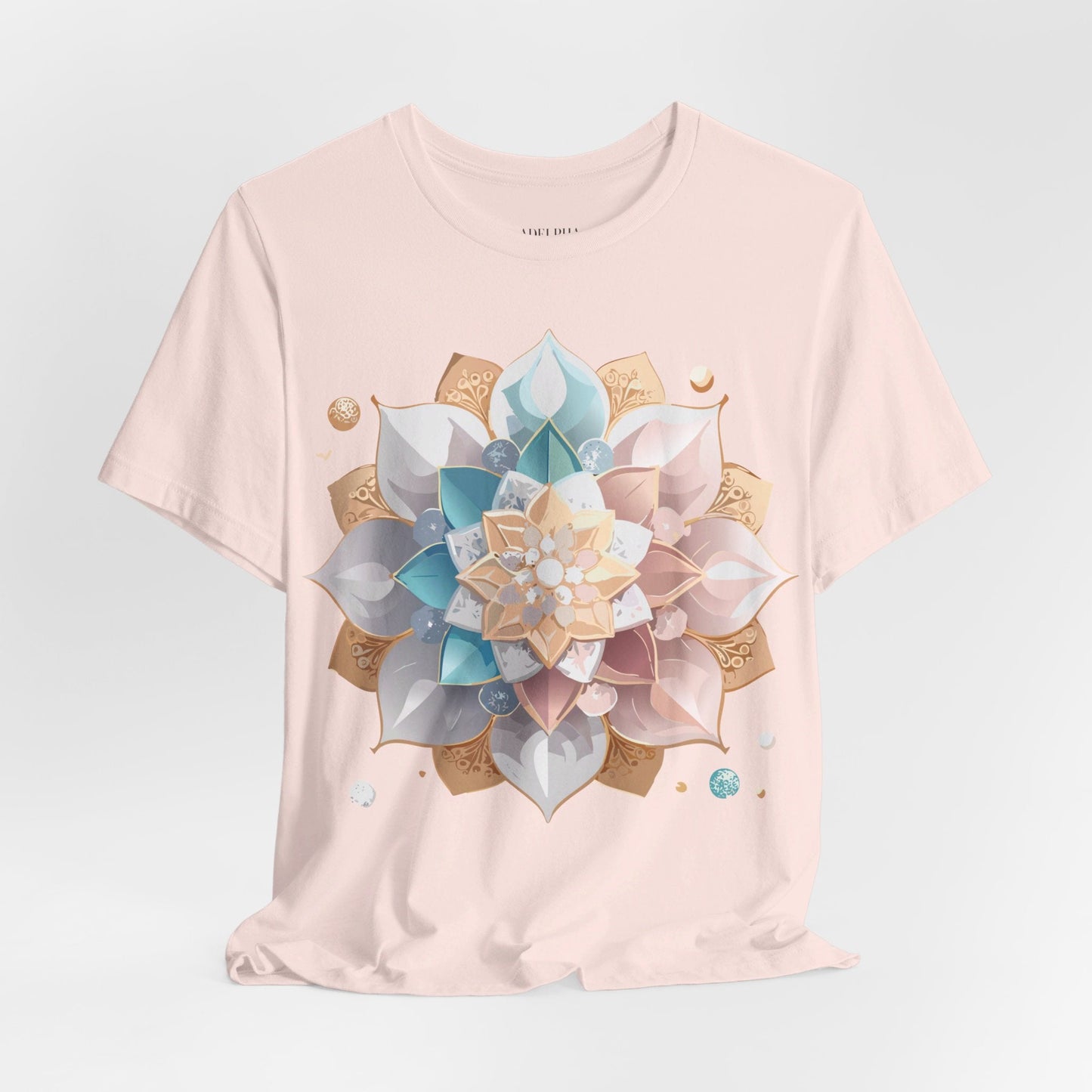Adelpha Mandala Graphic Tee Unisex Jersey Short Sleeve Art Design Shirt Premium Comfort Wear