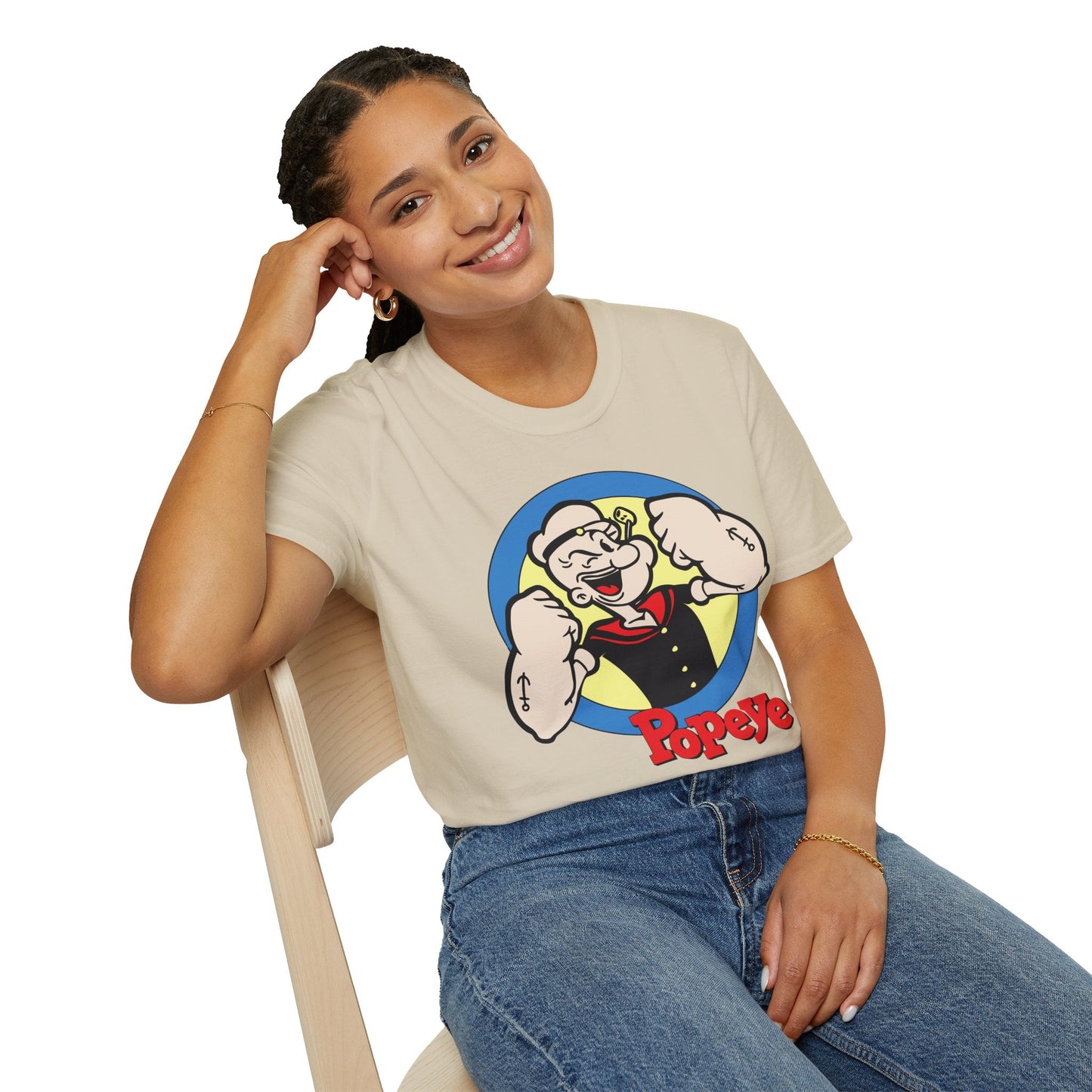 Unisex Cartoon T Shirt With Art Design Funny Animation Tee Gildan Softstyle 64000