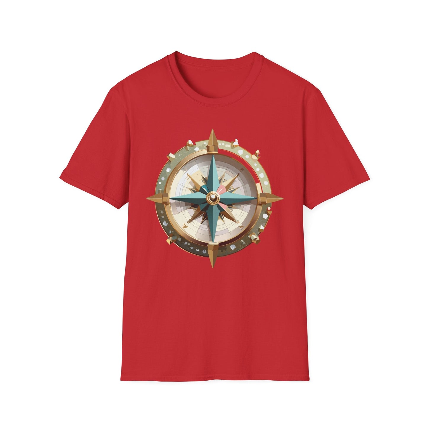 Compass Navigator Graphic Tee Unisex 100 Cotton 1