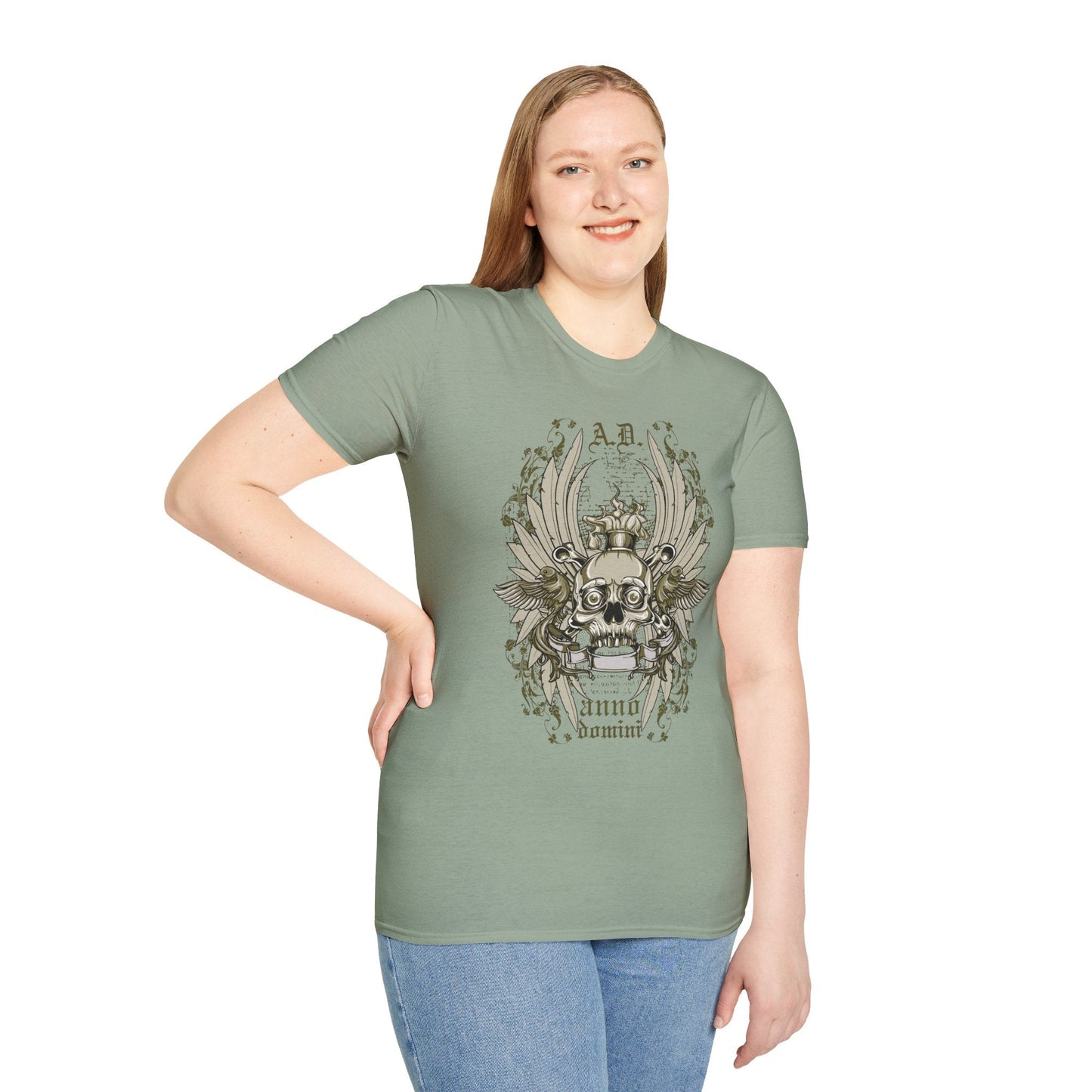 Unisex Art Design T Shirt With Graphic Artwork Softstyle Gildan 64000 Tee Premium Cotton