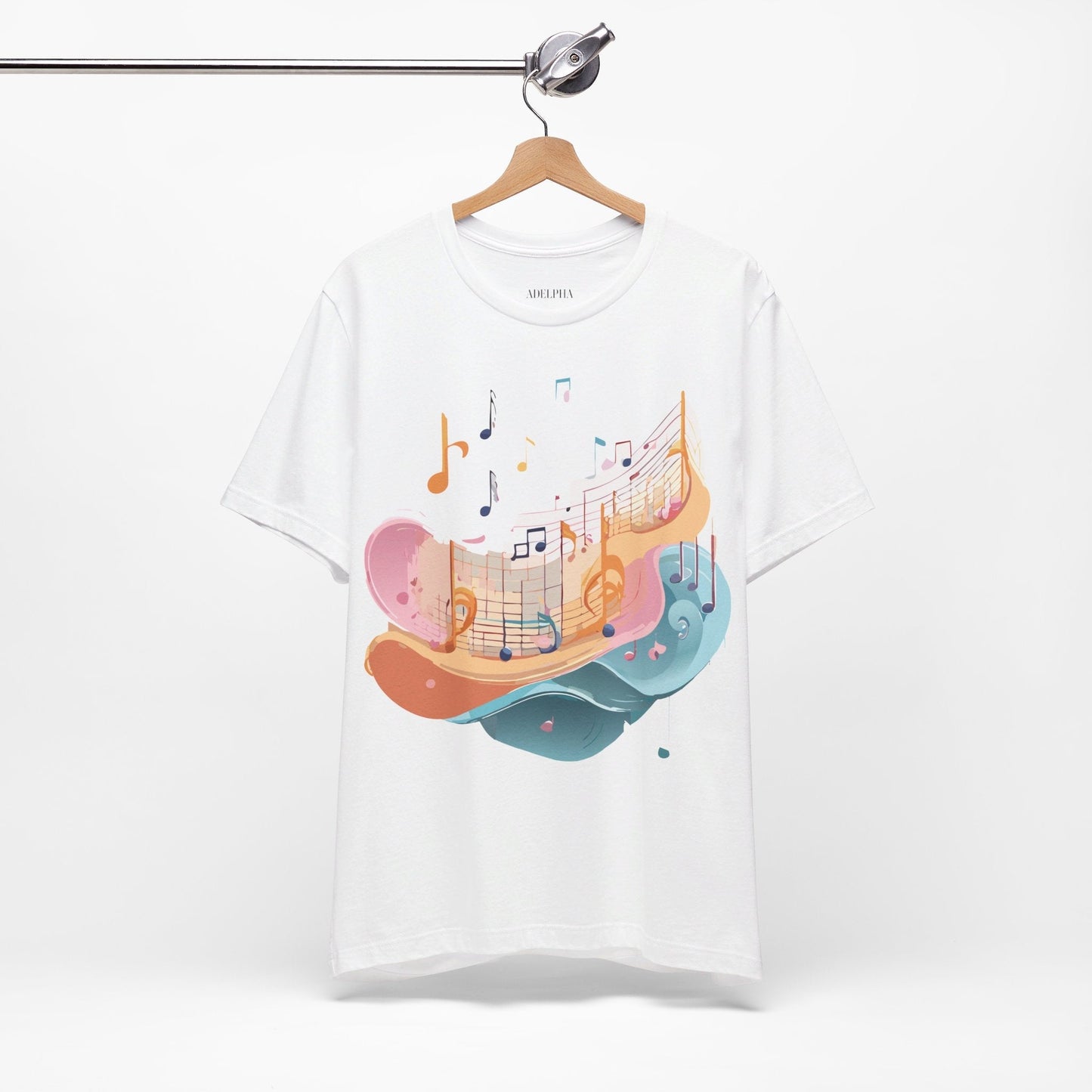 Adelpha Graphic Tee Unisex Jersey Short Sleeve Vintage Inspired Artwork Music T Shirt Casual Wear