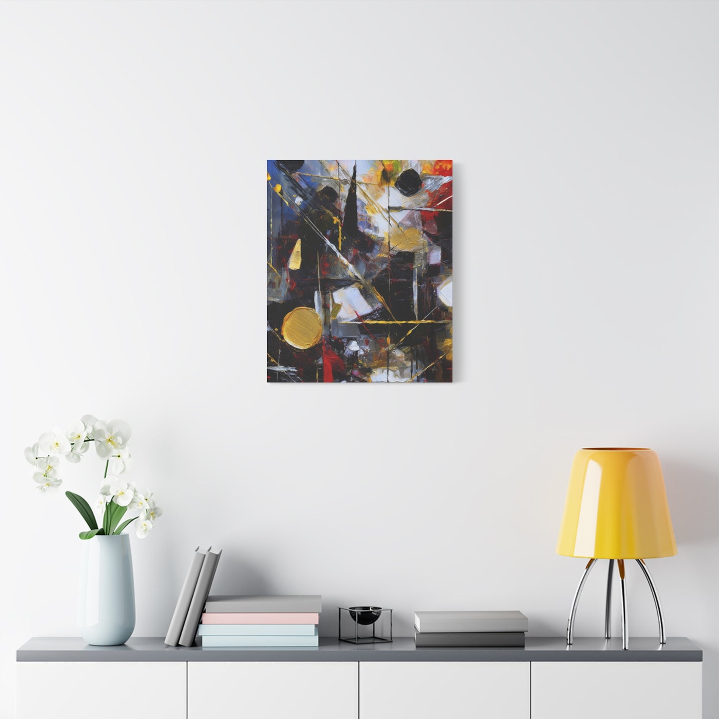 Abstract Oil Painting Print Canvas 20x24,20x30,24x30 24x32,24x36,30x40 32x48,36x48,40x60 Pine-Wood Inner Frame ABS-195