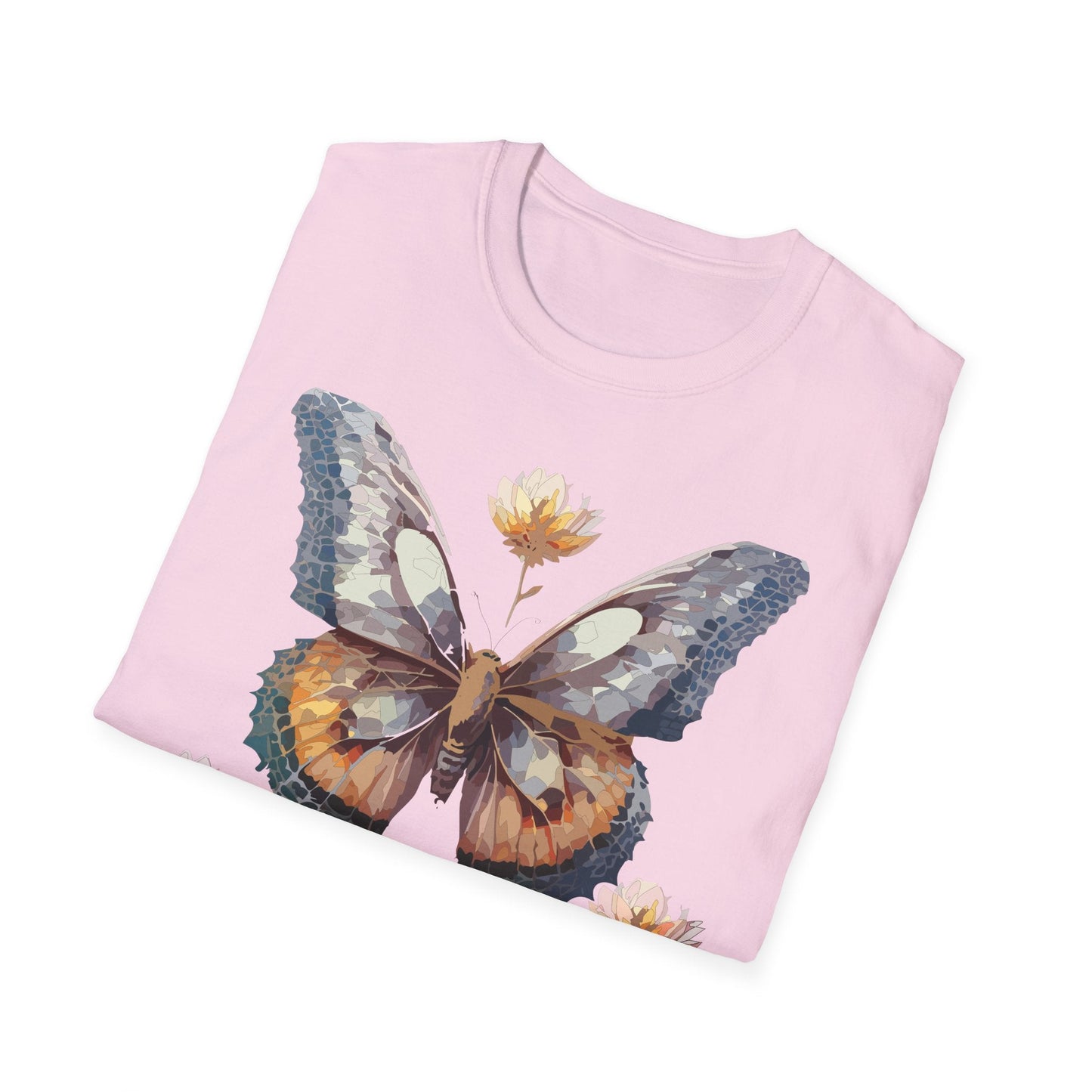 Butterfly Shirt Unisex Monarch Butterfly Tee Gildan Softstyle 64000 Ring Spun Cotton