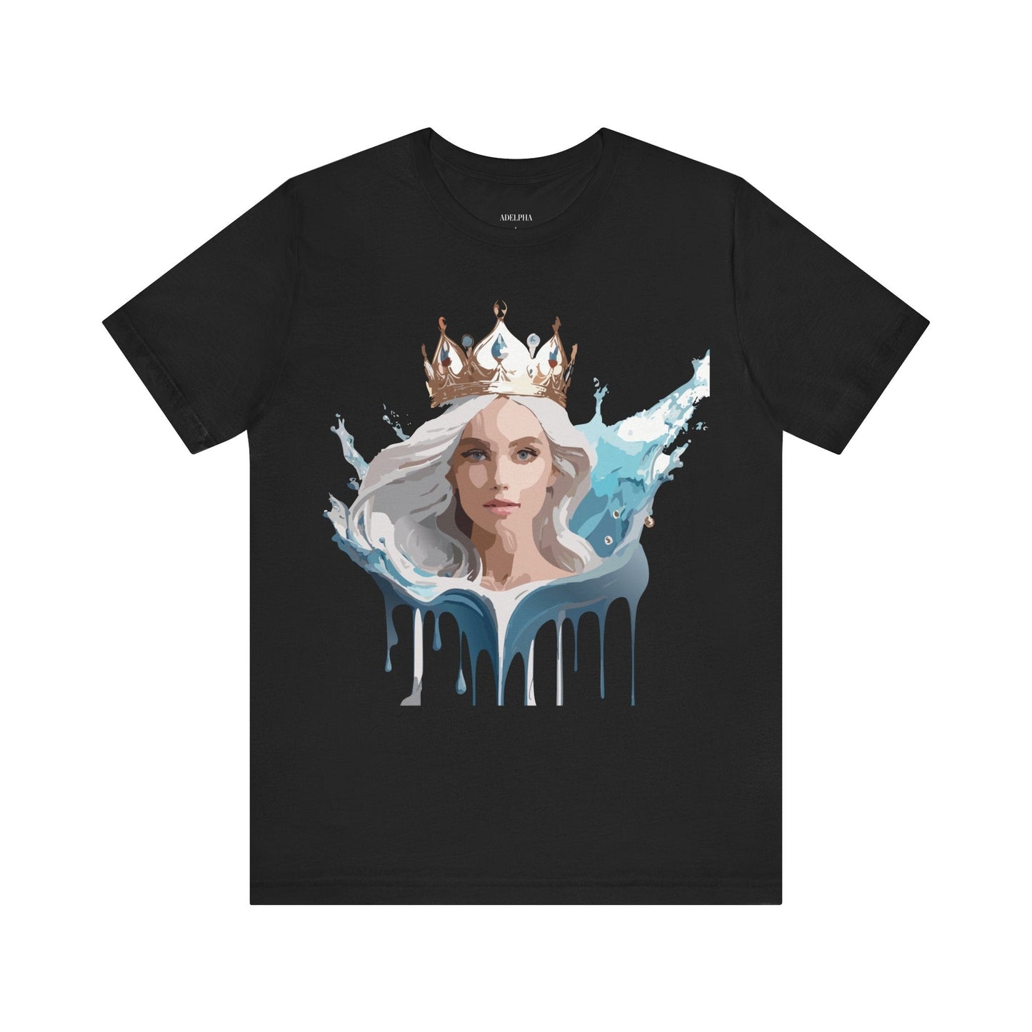 Queen Graphic T Shirt Unisex Jersey Short Sleeve Tee With Vintage Inspired Artwork Adelpha