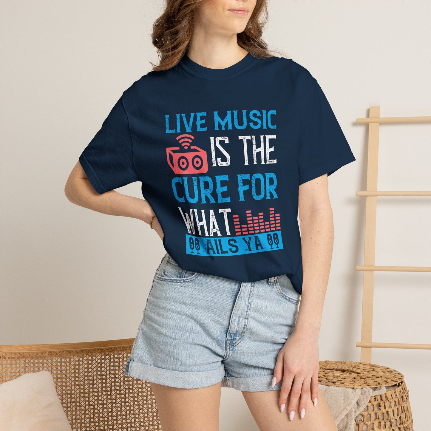Music Graphic Design Unisex Cotton T-shirt m20