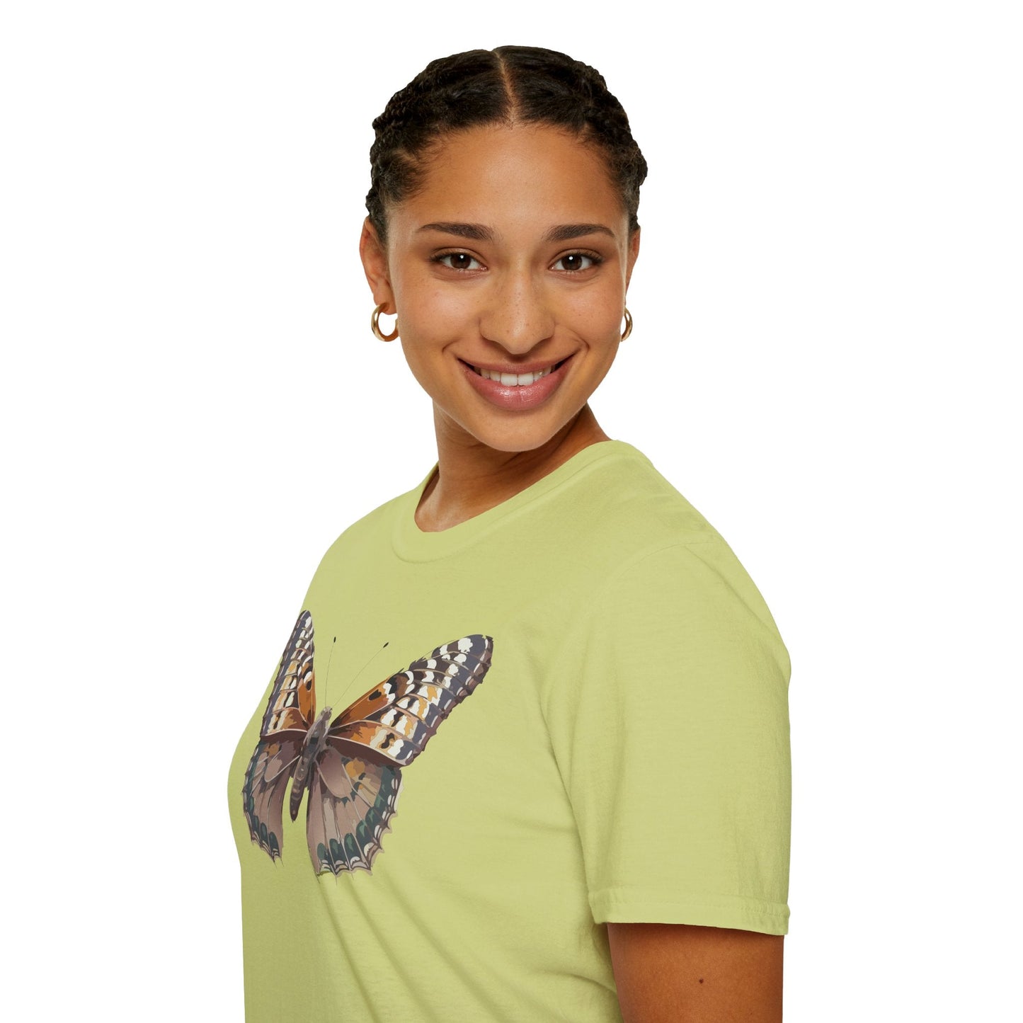 Monarch Butterfly Shirt Unisex T Shirt Design Gildan Softstyle 64000 100 Percent Ring Spun Cotton