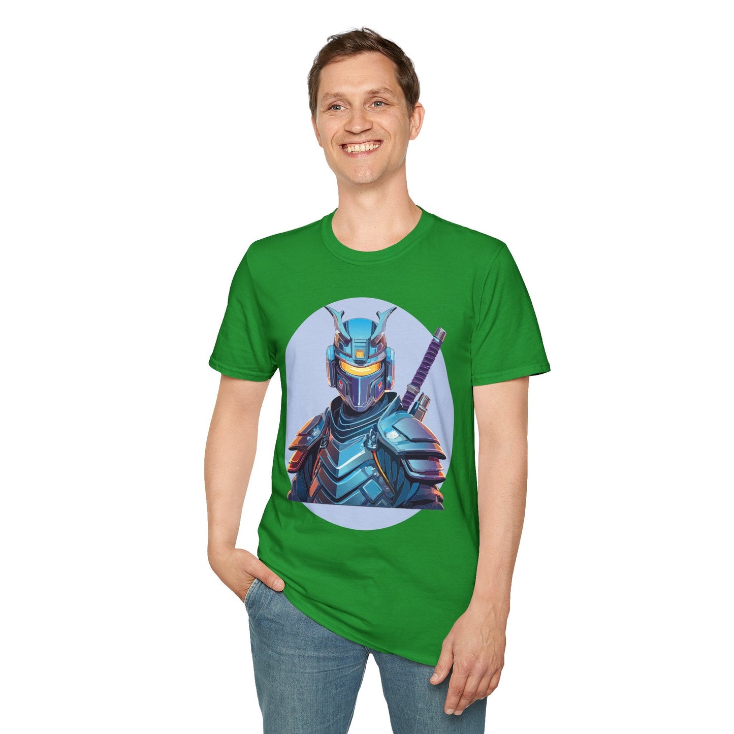 Samurai Shirt Unisex Softstyle Tee 64000 Gildan 100 Percent Ring Spun Cotton Comfort Fit