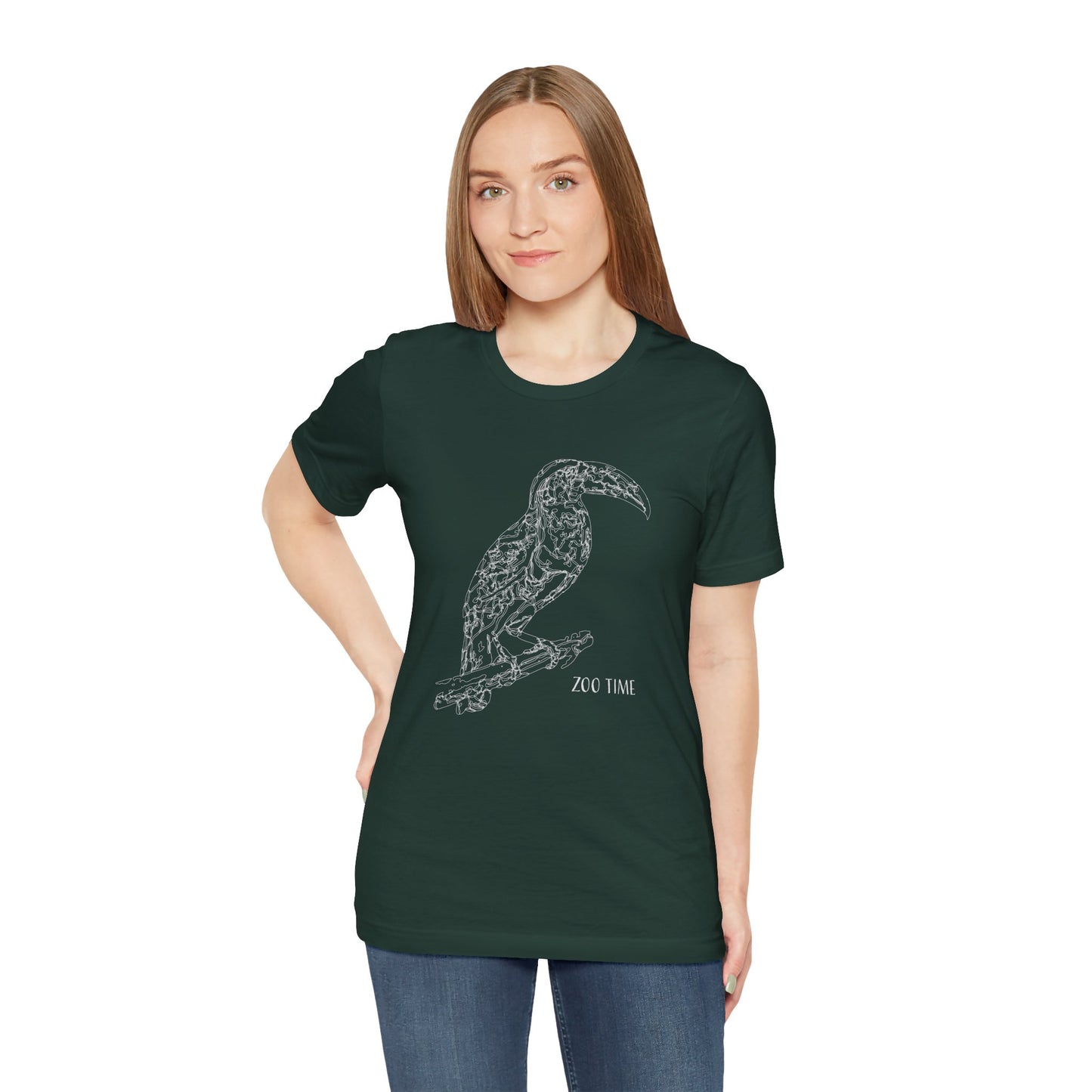 Unisex Tee Shirt with animals Print