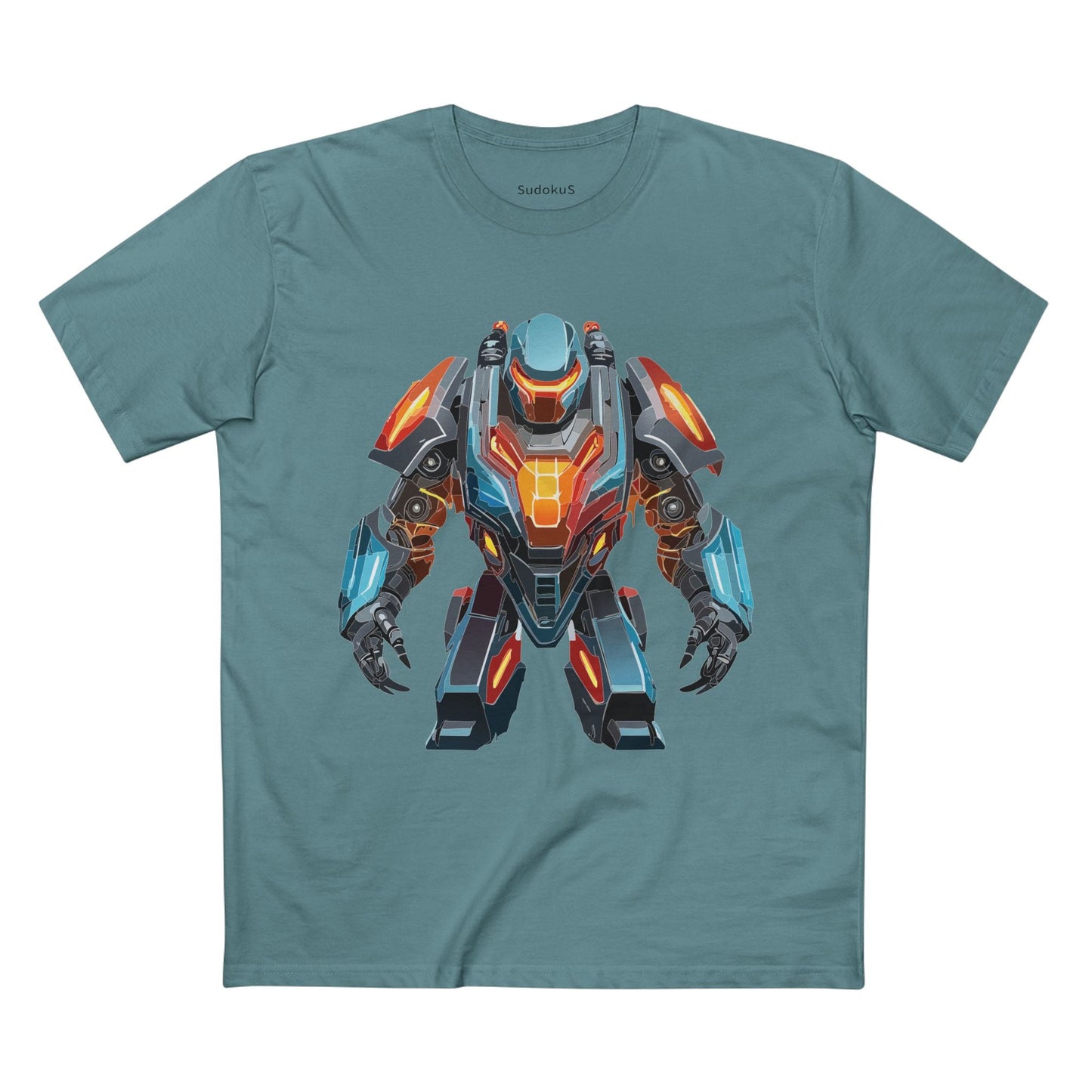 Cyborg Robot Graphic Unisex 100 Cotton Staple Tee 19
