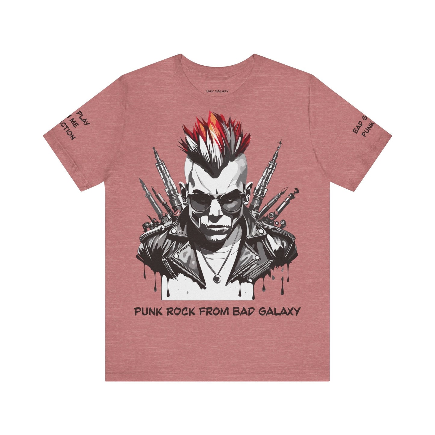 Punk Rock Tee Shirt Made To Order 100 Percent Cotton Lightweight Printed In USA Free Shipping