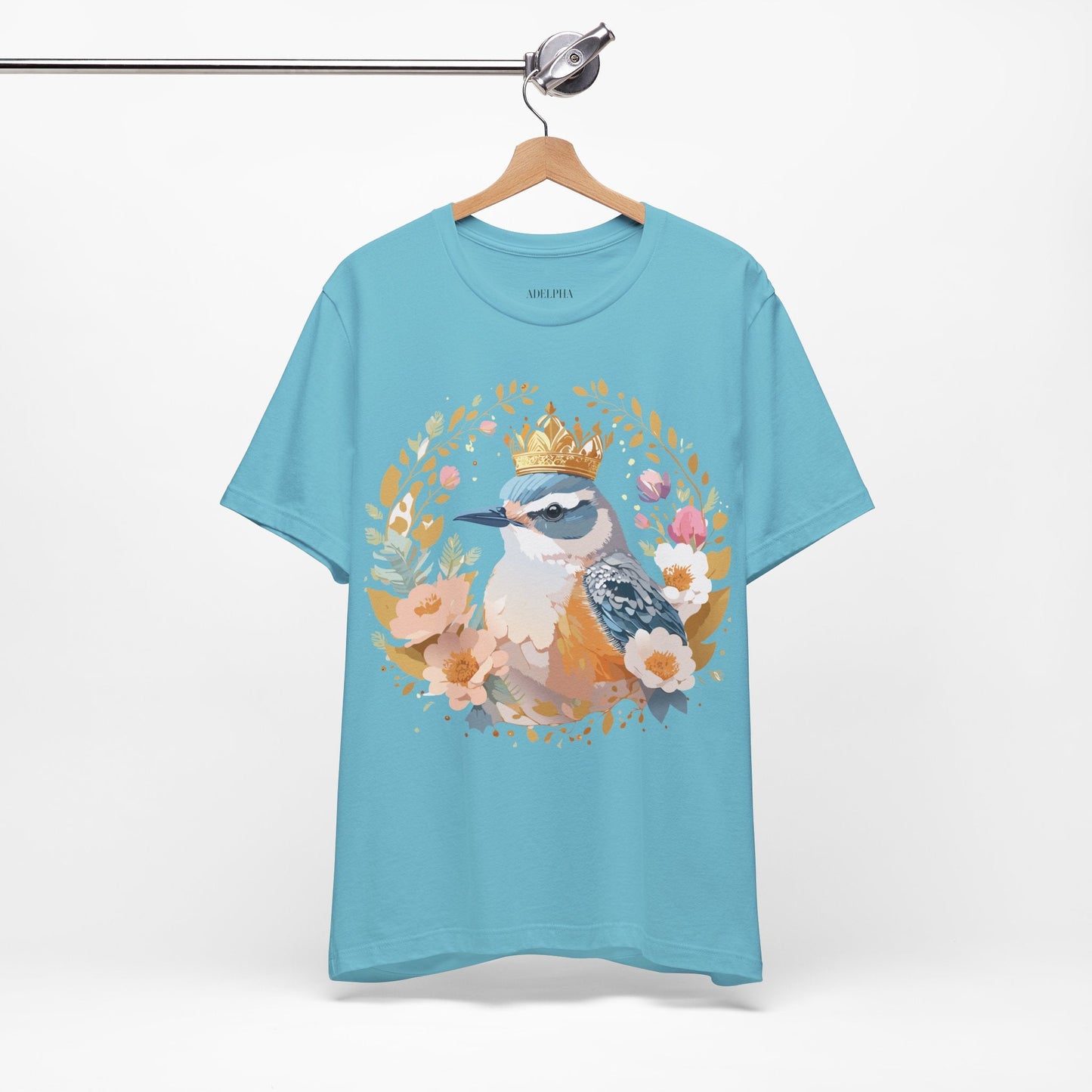Medallion Graphic Unisex 100 Cotton Vintage Animal Medal Artwork Tee 33