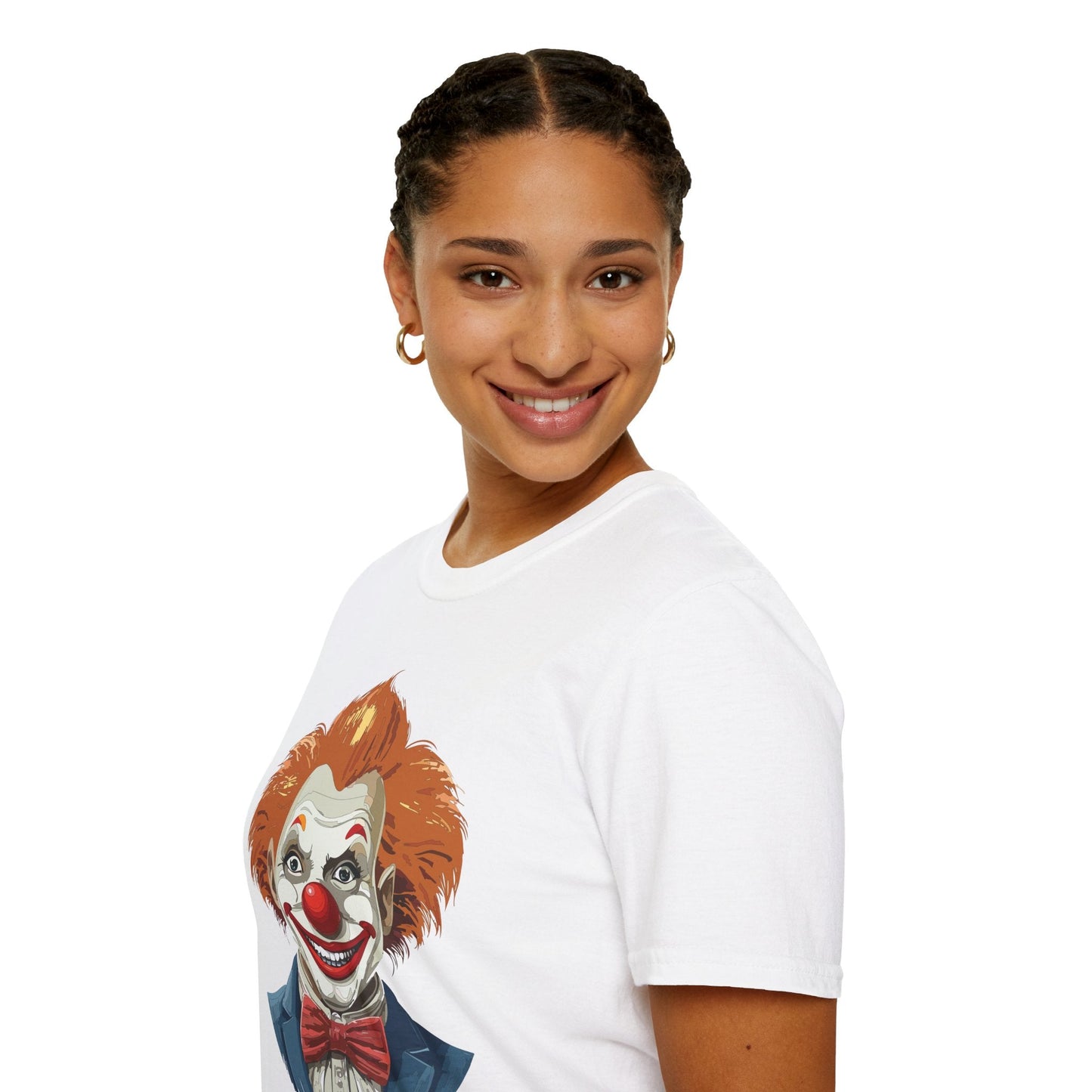 Clown Shirt Unisex Funny Man Circus Tee Softstyle Gildan 64000 Short Sleeve Shirt Premium