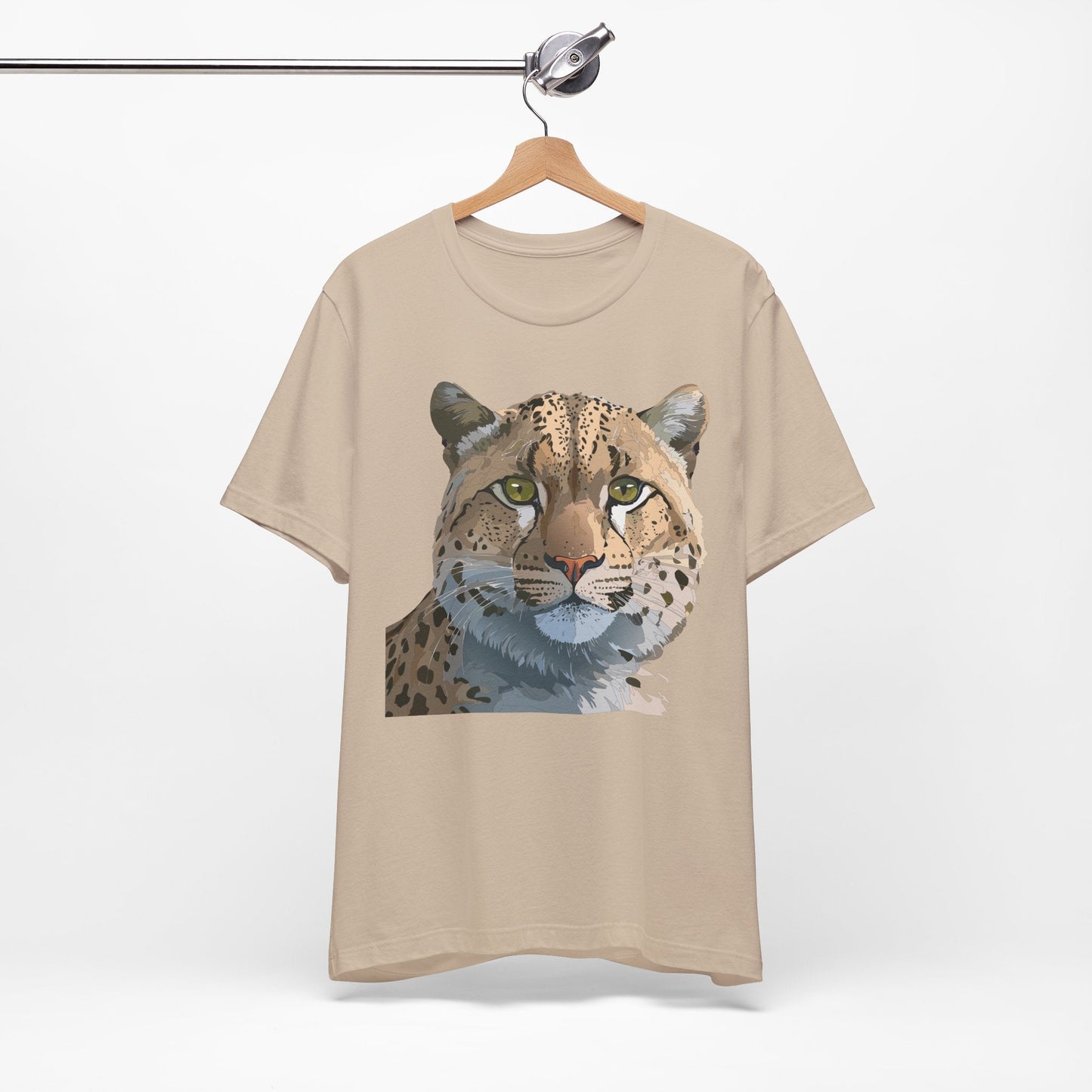 Unisex Animal Shirt With Animals Art Design Tee Short Sleeve Wildlife Print Tee Shirt