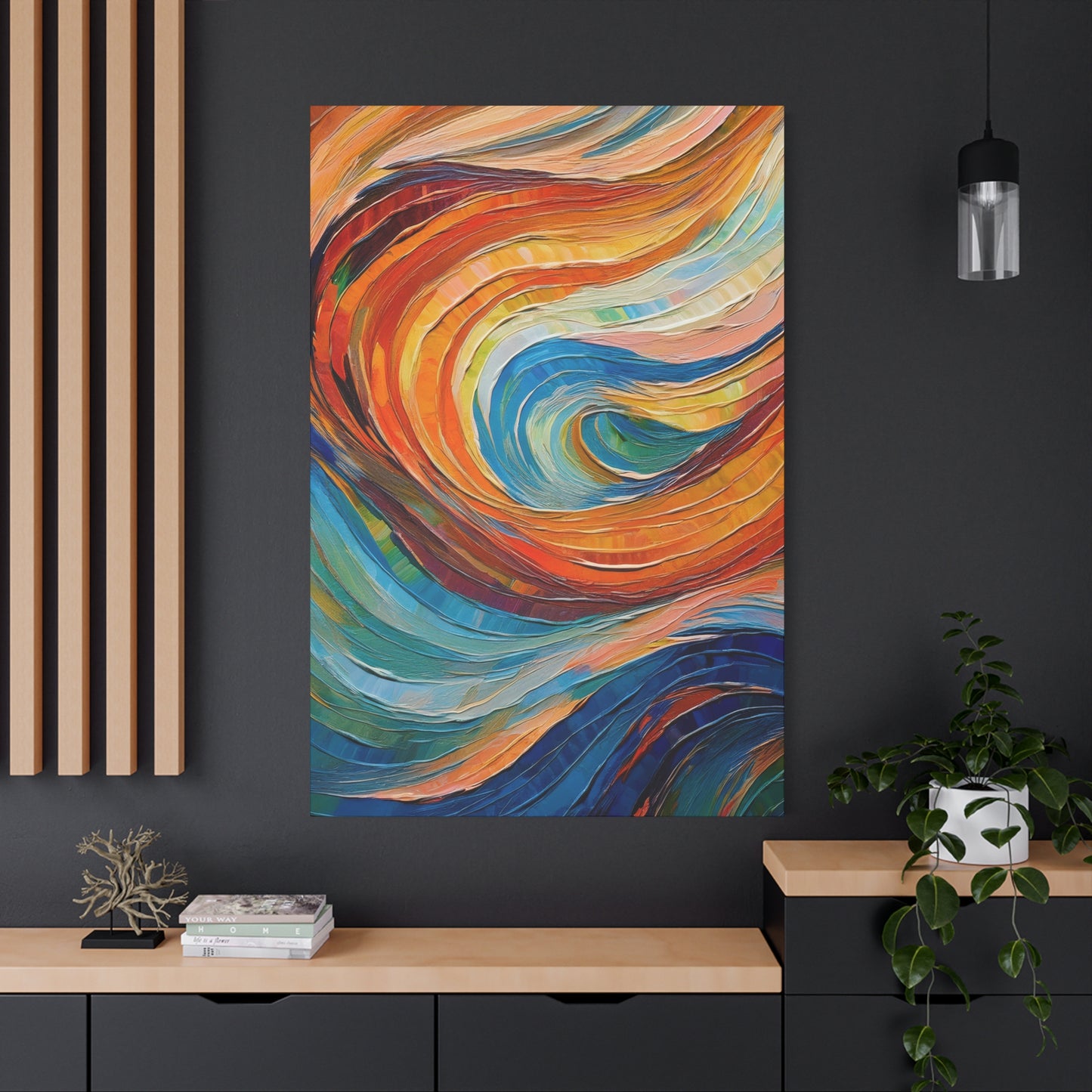 Abstract Oil Painting Print Canvas 20x24,20x30,24x30 24x32,24x36,30x40 32x48,36x48,40x60 Pine-Wood Inner Frame ABS-97
