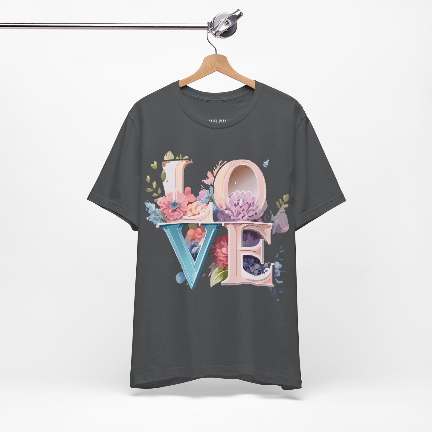 Valentine Graphic Tee Unisex Short Sleeve Premium Art Design By Adelpha Vintage Illustration