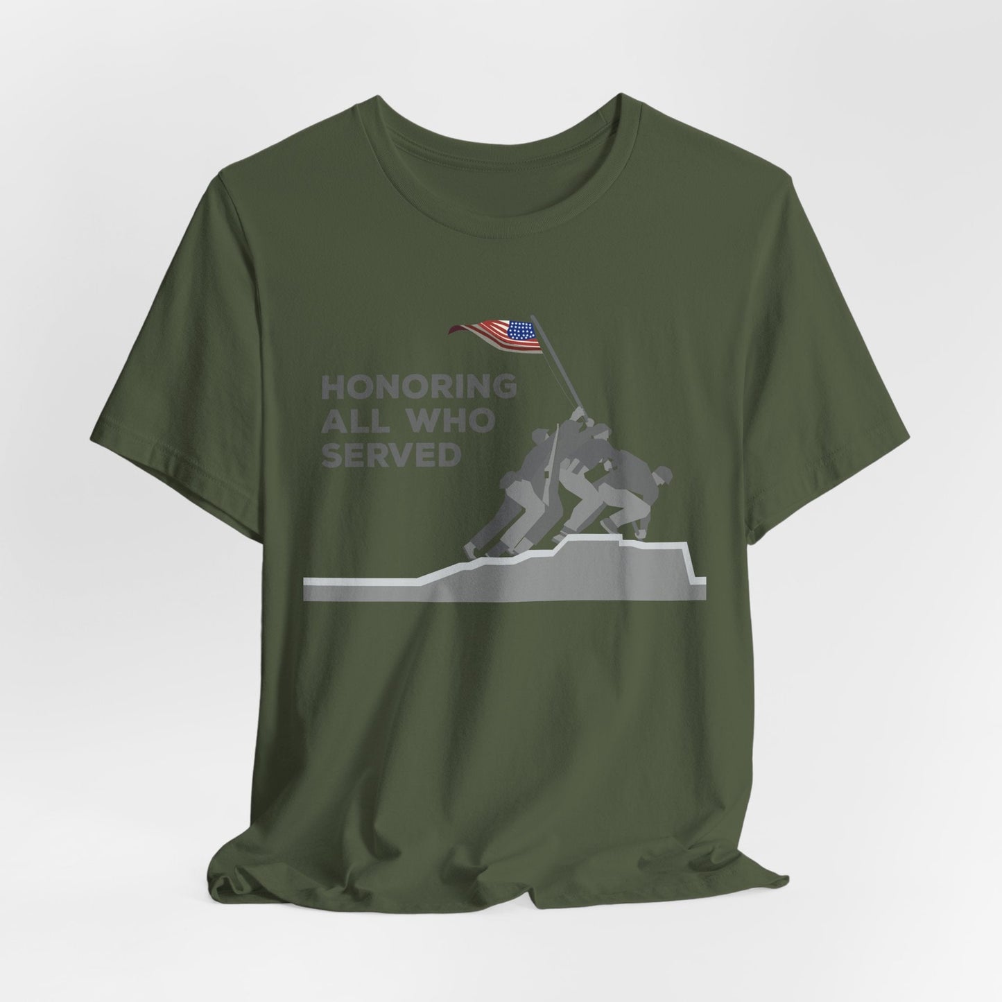 Army Veteran Patriotic Graphic Design Unisex Cotton T-Shirt v52