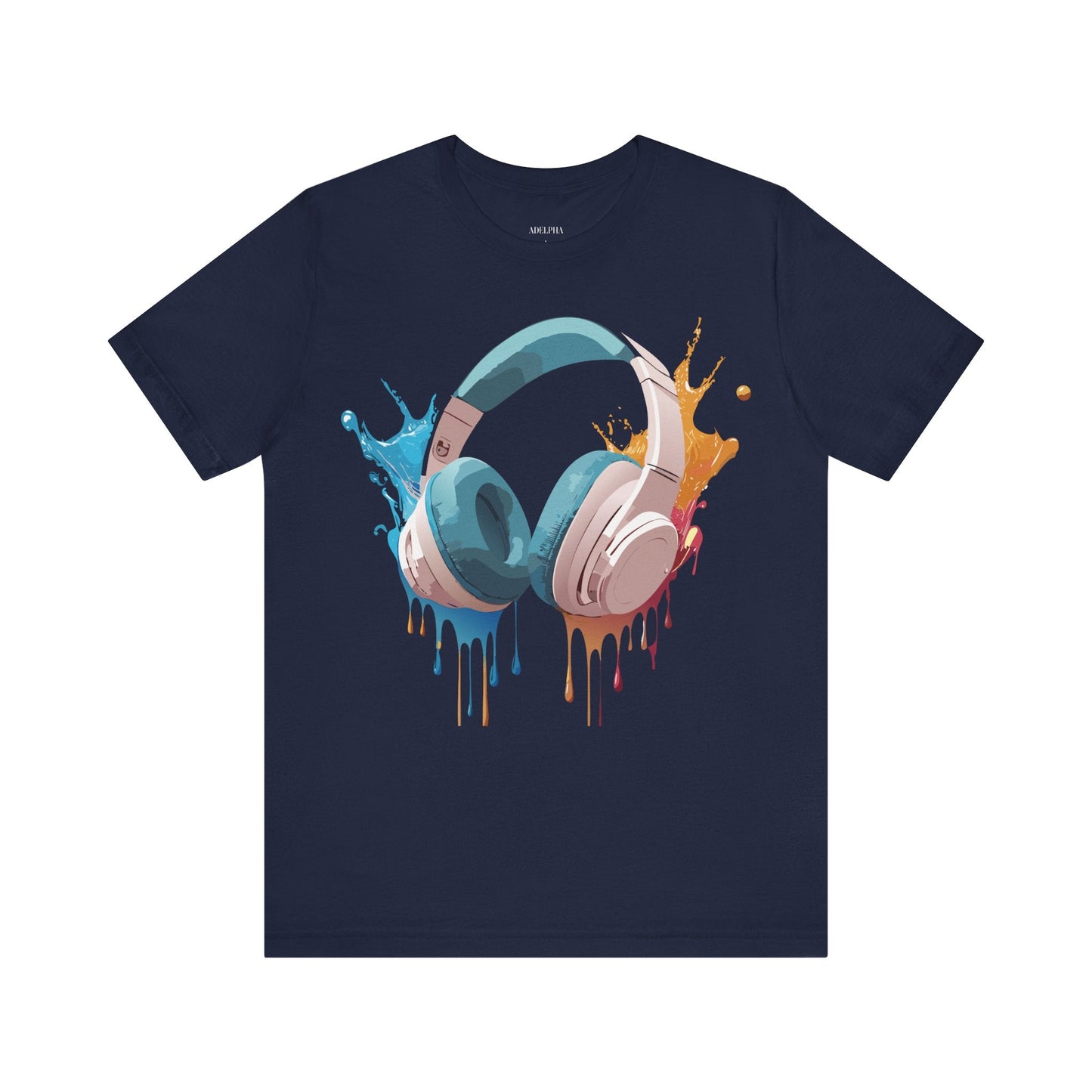 Adelpha Graphic Tee Unisex Music Artwork Vintage Inspired Jersey Short Sleeve Shirt