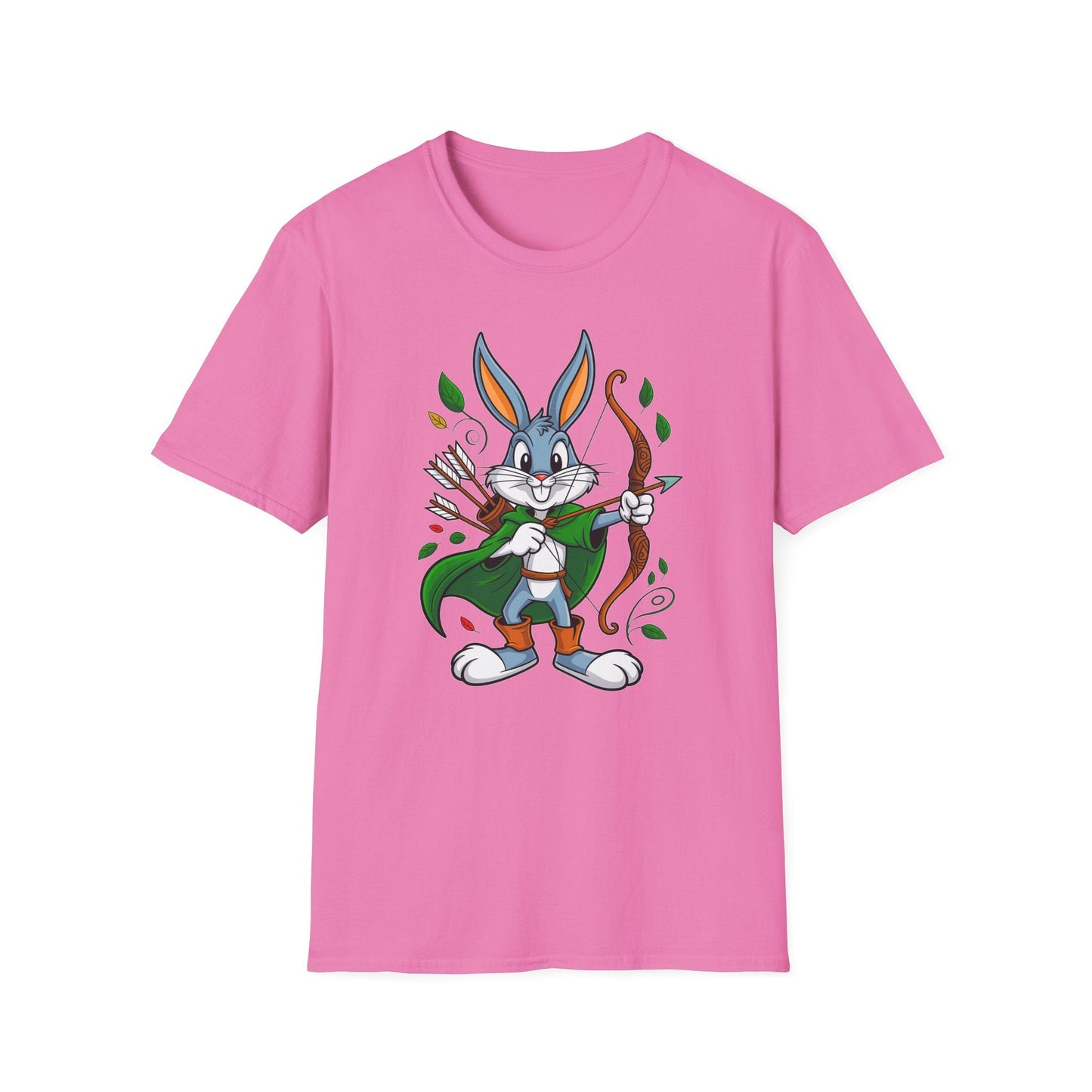 Bugs Bunny T Shirt Unisex Gildan Softstyle 100 Percent Ring Spun Cotton Cartoon Shirt Graphic