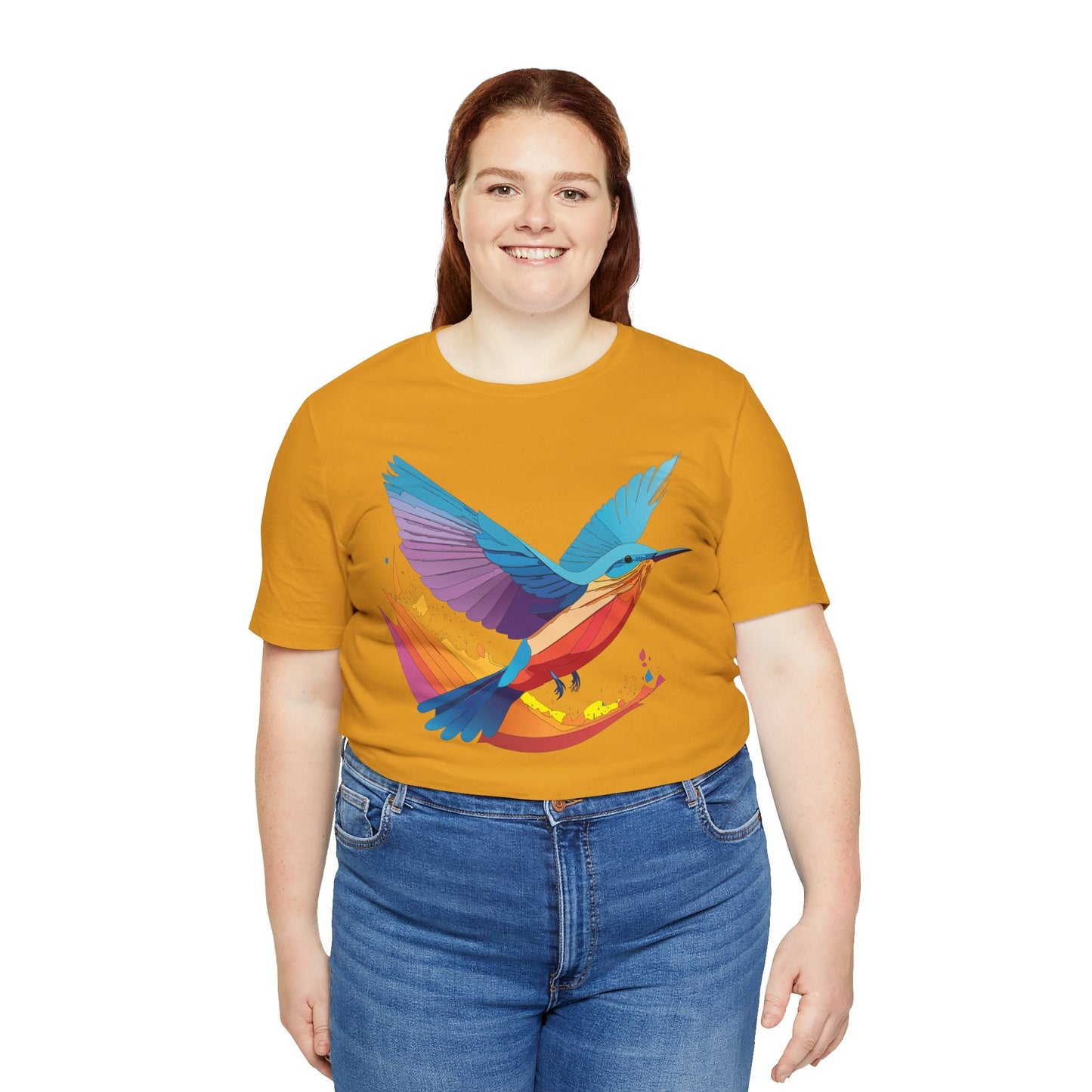 Unisex Animal Shirt Art Design Tee With Wild Animals Print Soft Comfortable Short Sleeve Tee