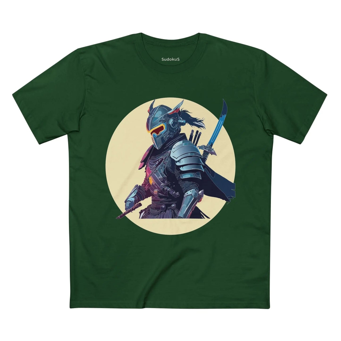 Samurai Graphic Unisex 100 Cotton Staple Tee 4