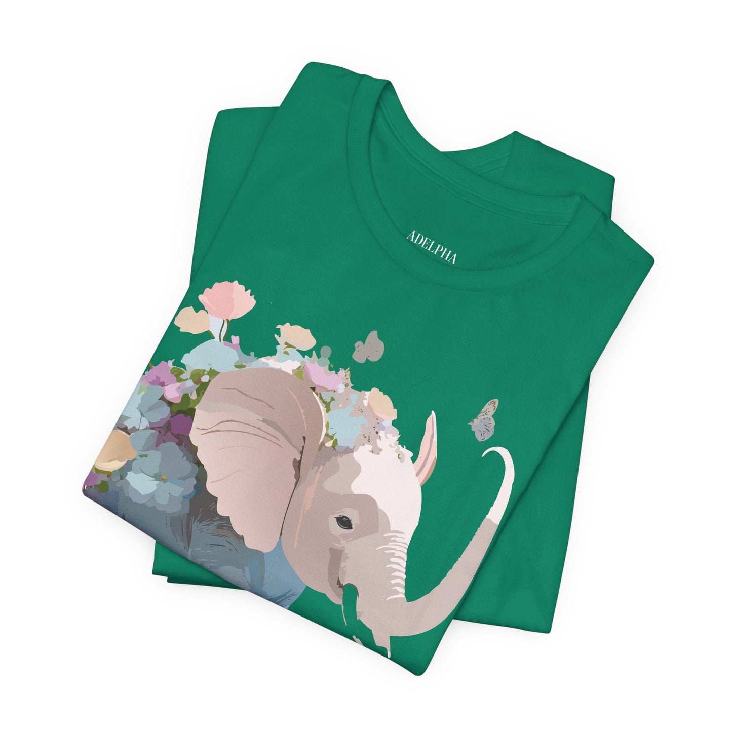 Elephant Graphic Tee Unisex Vintage Inspired Artwork Premium Adelpha Jersey Short Sleeve