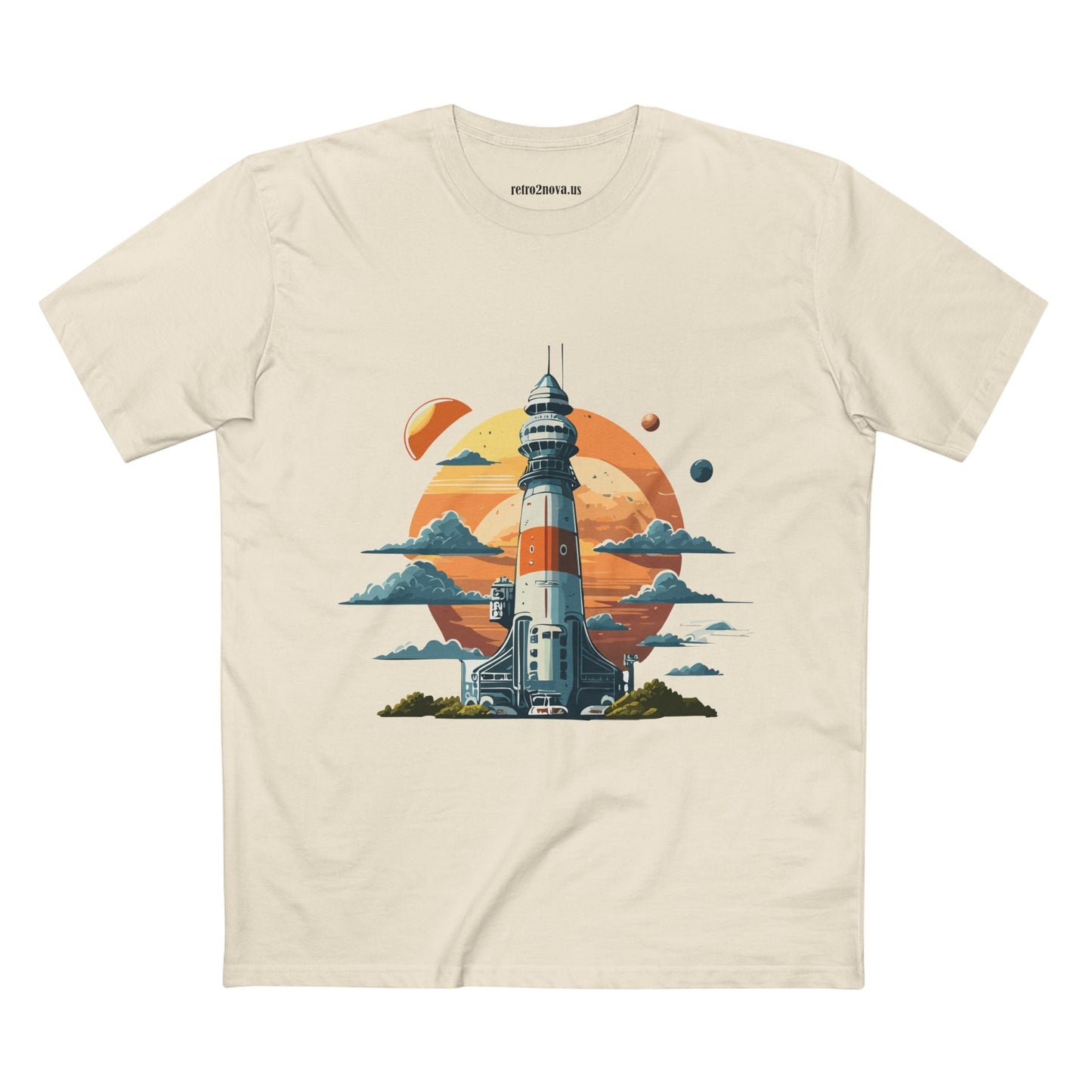 Cosmos Shirt CS3 Unisex Premium Cotton Tee With Original Art Design By Retro2Nova