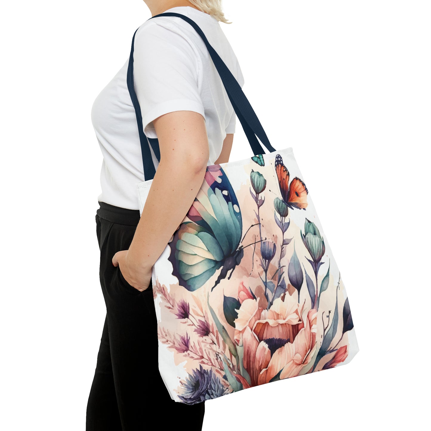 Bag with Butterfly Prints