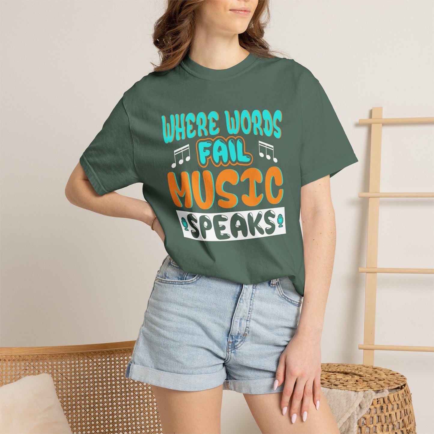 Music Graphic Design Unisex Cotton T-shirt 084