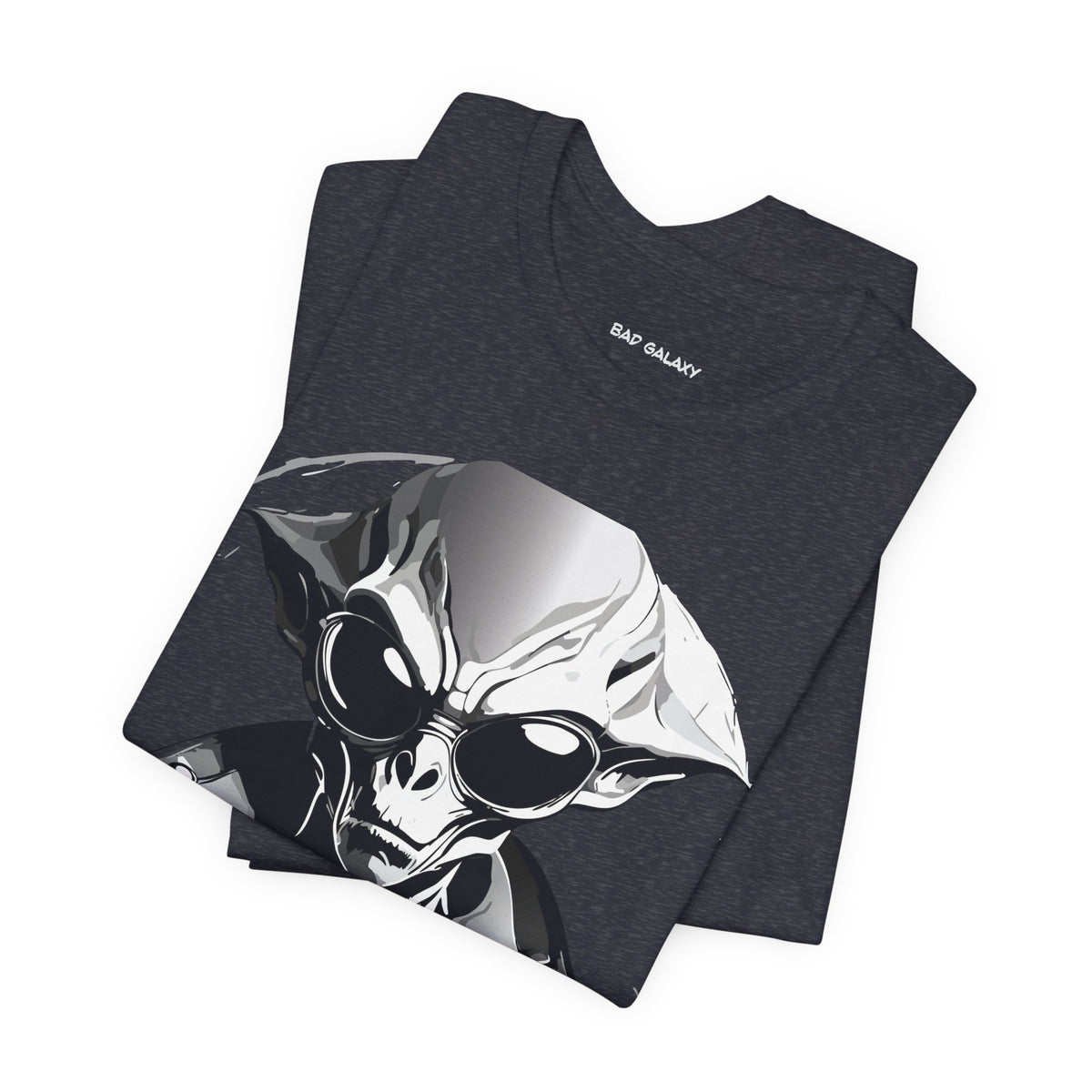 Alien Graphic Unisex Cotton Bella+Canvas Tee with Art Design b82