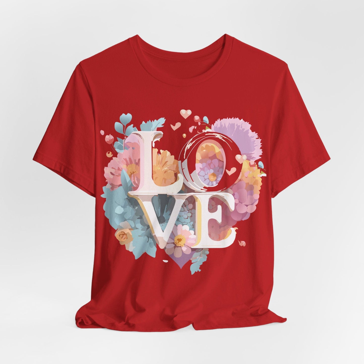 Valentine Graphic Tee Unisex Jersey Short Sleeve Art Design By Adelpha Vintage Artwork