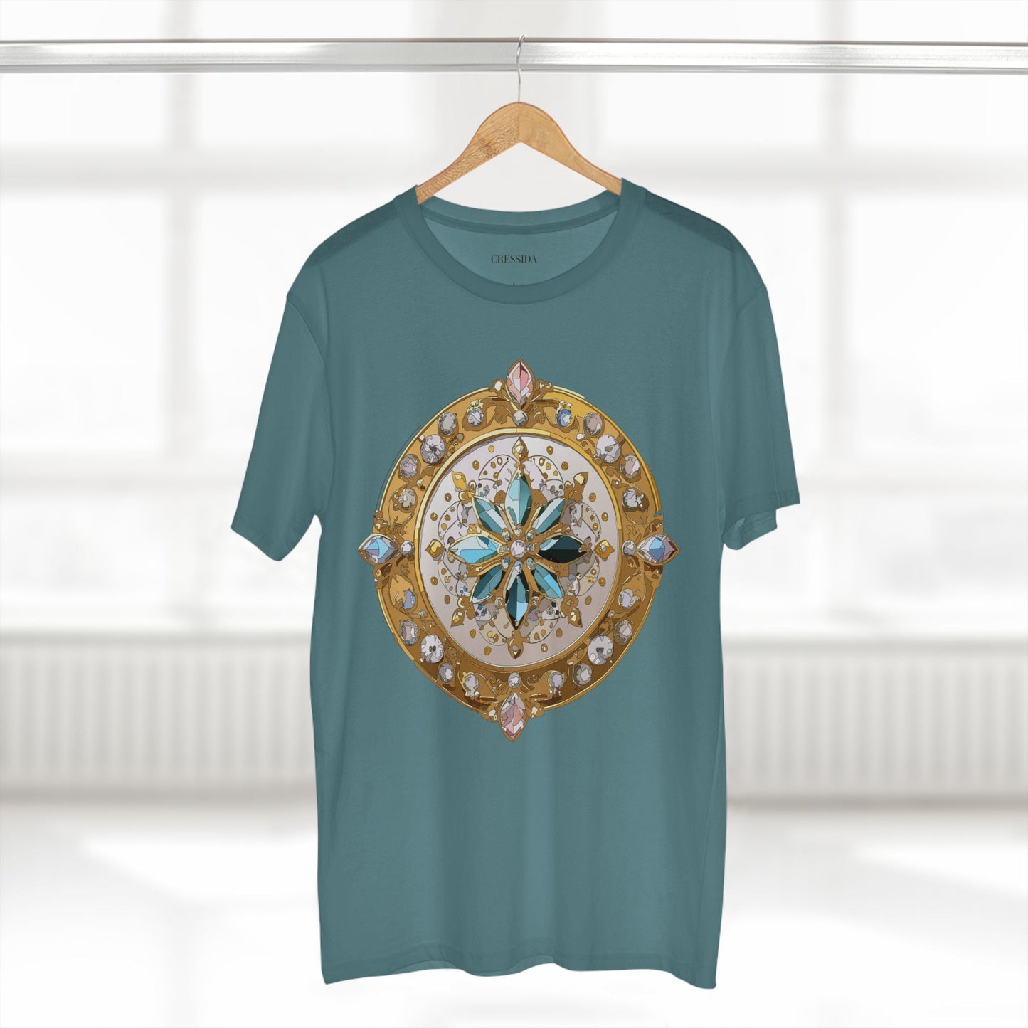 Medallion Graphic T-Shirt Unisex 100 Cotton With Gold Art Design Medal Tee 10
